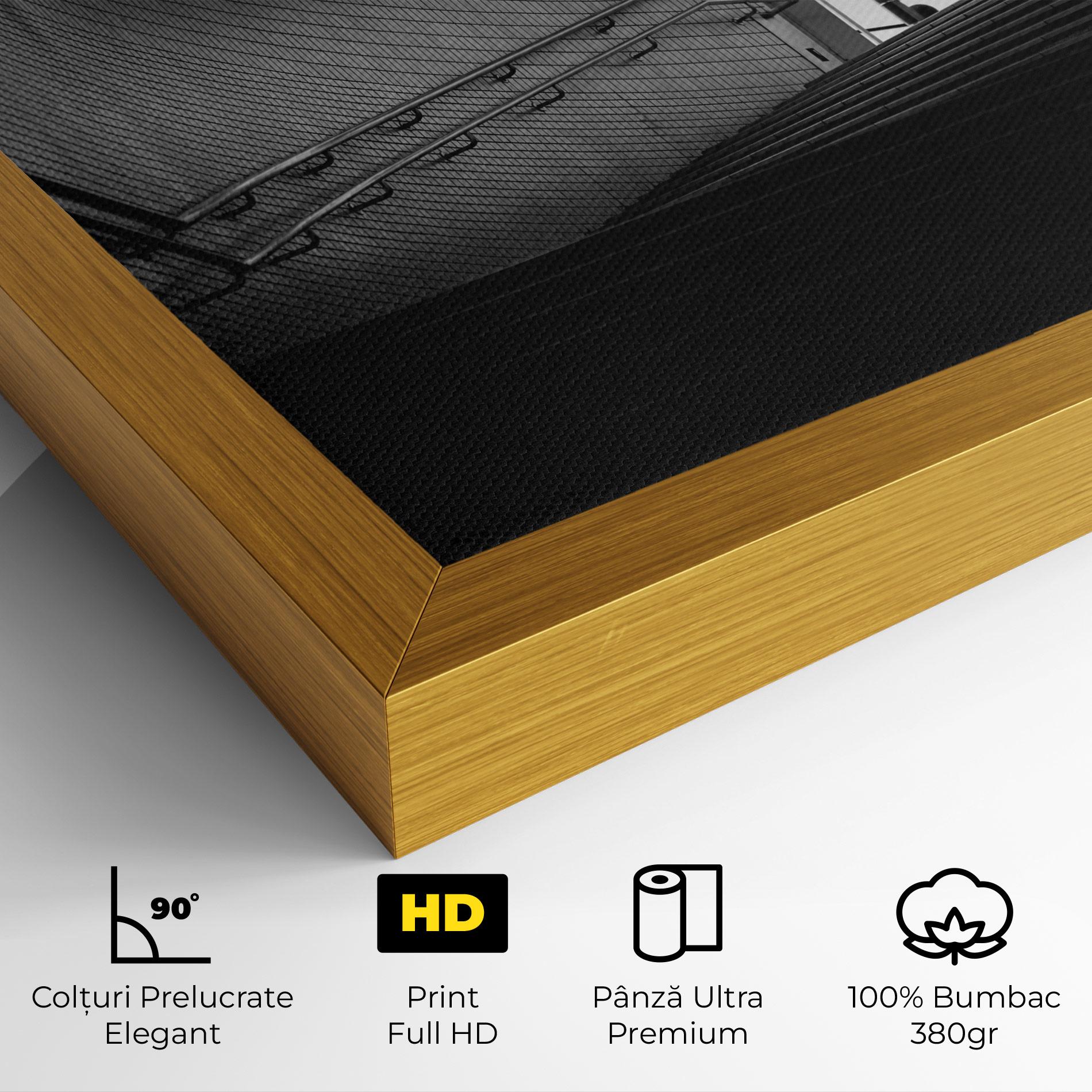 Tablou Canvas Grey Up Stairs mockup 4