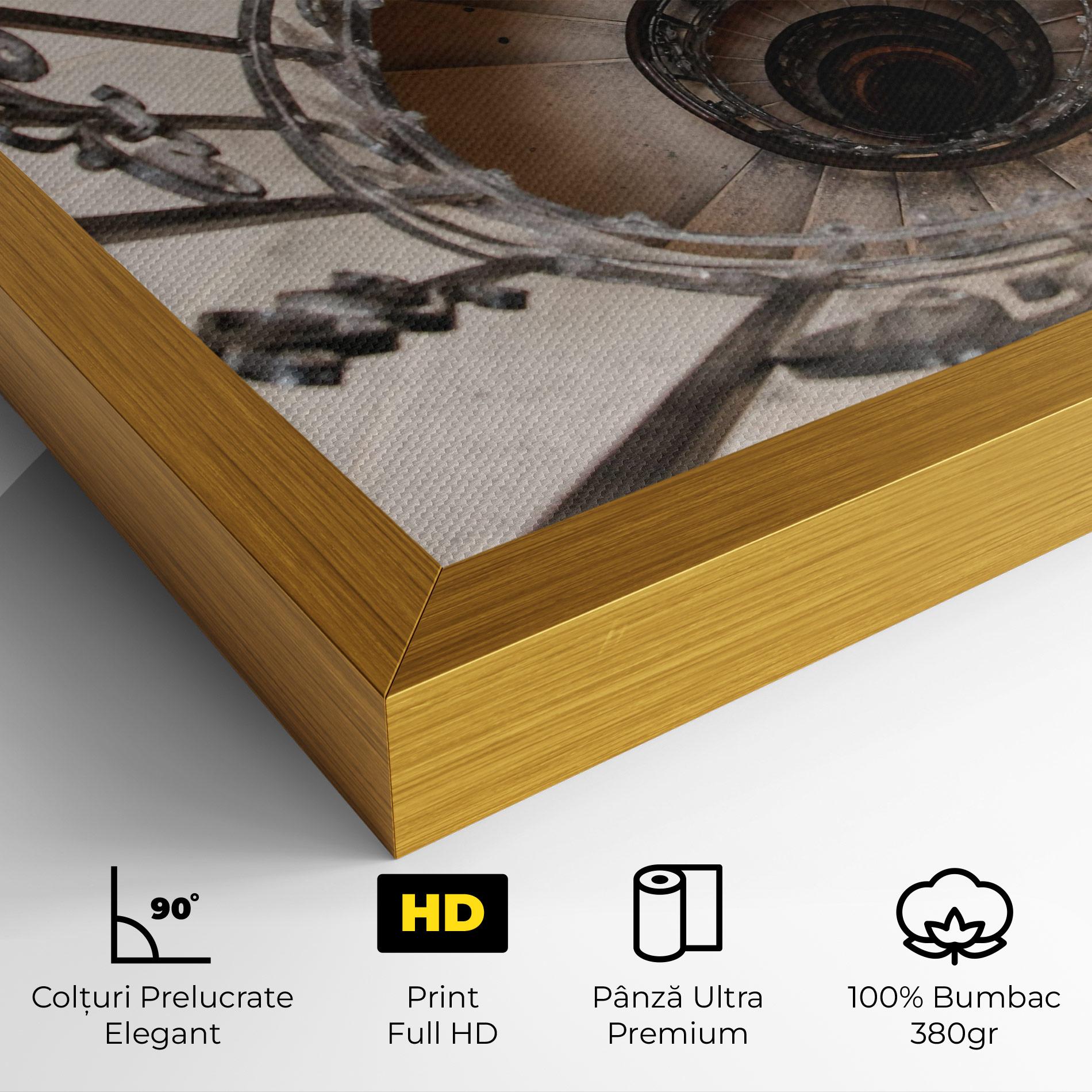 Tablou Canvas Old House Stairs mockup 4