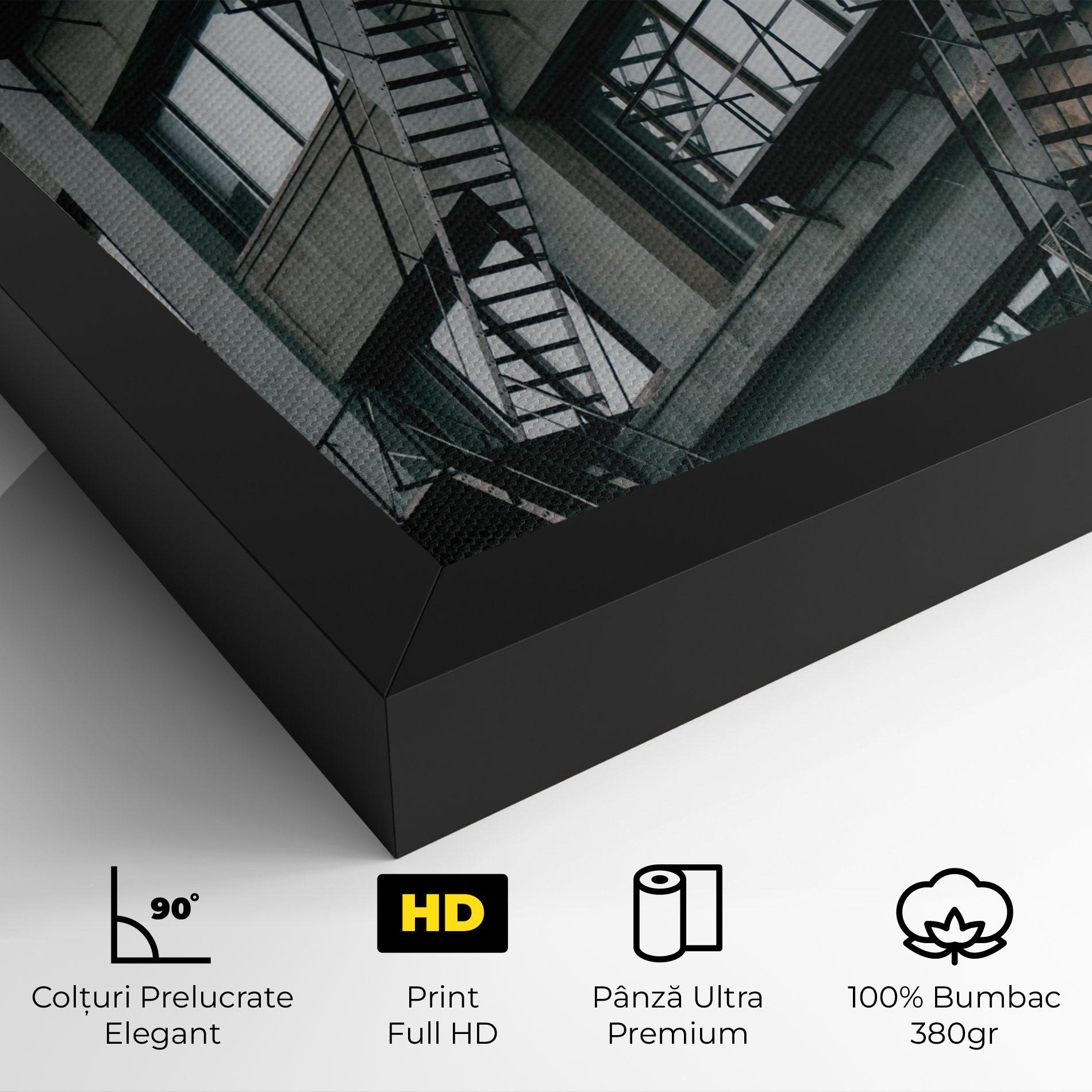 Tablou Canvas Building Stairs mockup 4