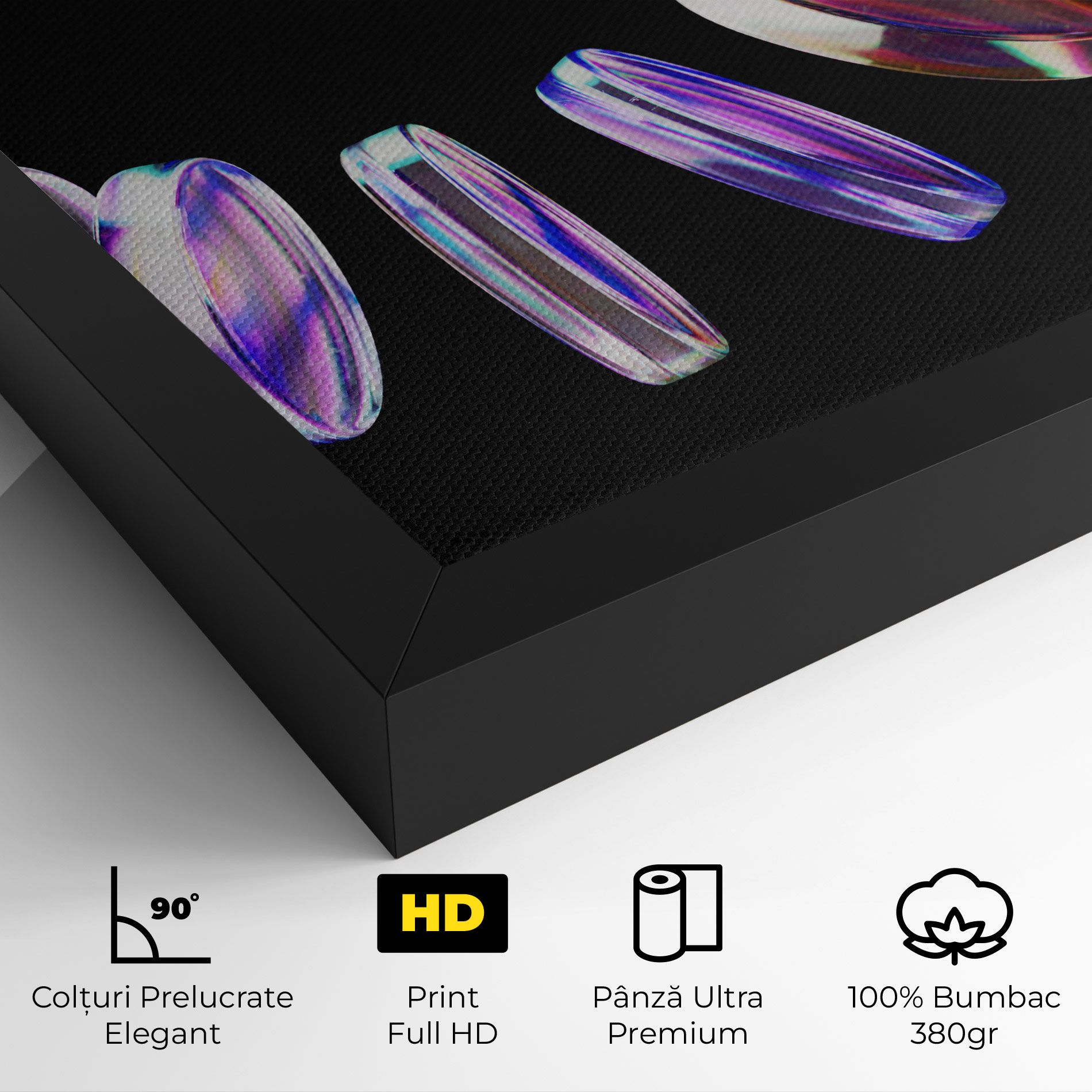 Circle Glass Floating mockup 4