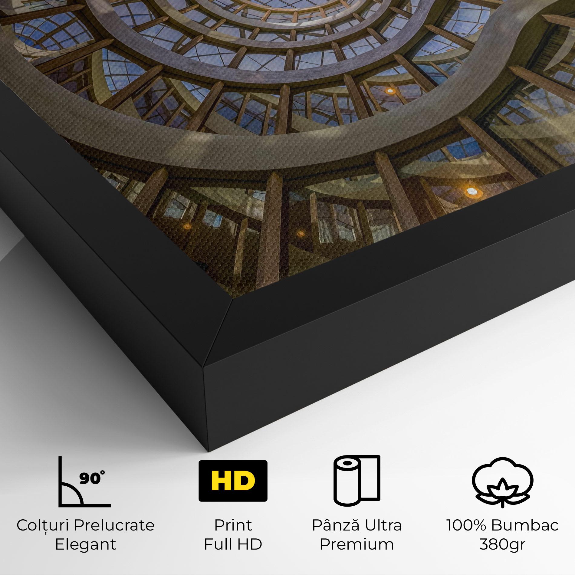 Tablou Canvas Glass Building mockup 4
