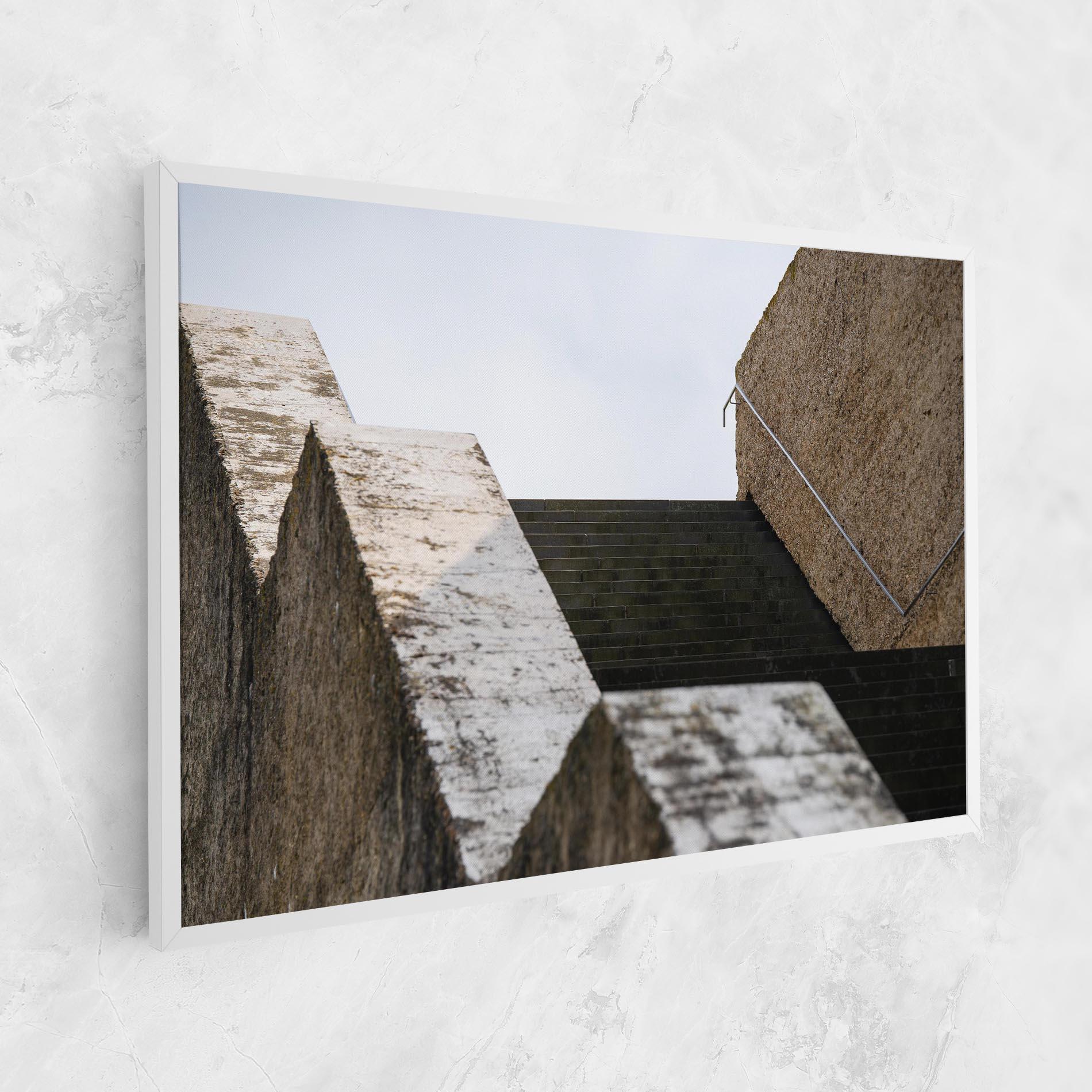 Tablou Canvas Black Stairs mockup 1