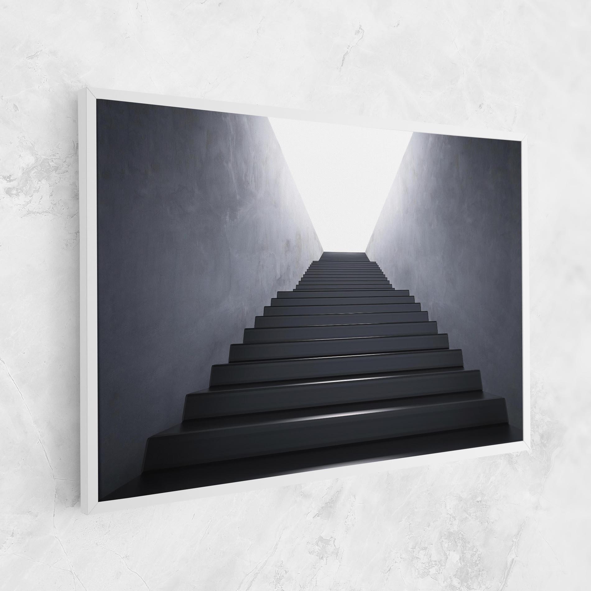 Tablou Canvas Empty Staircase mockup 1