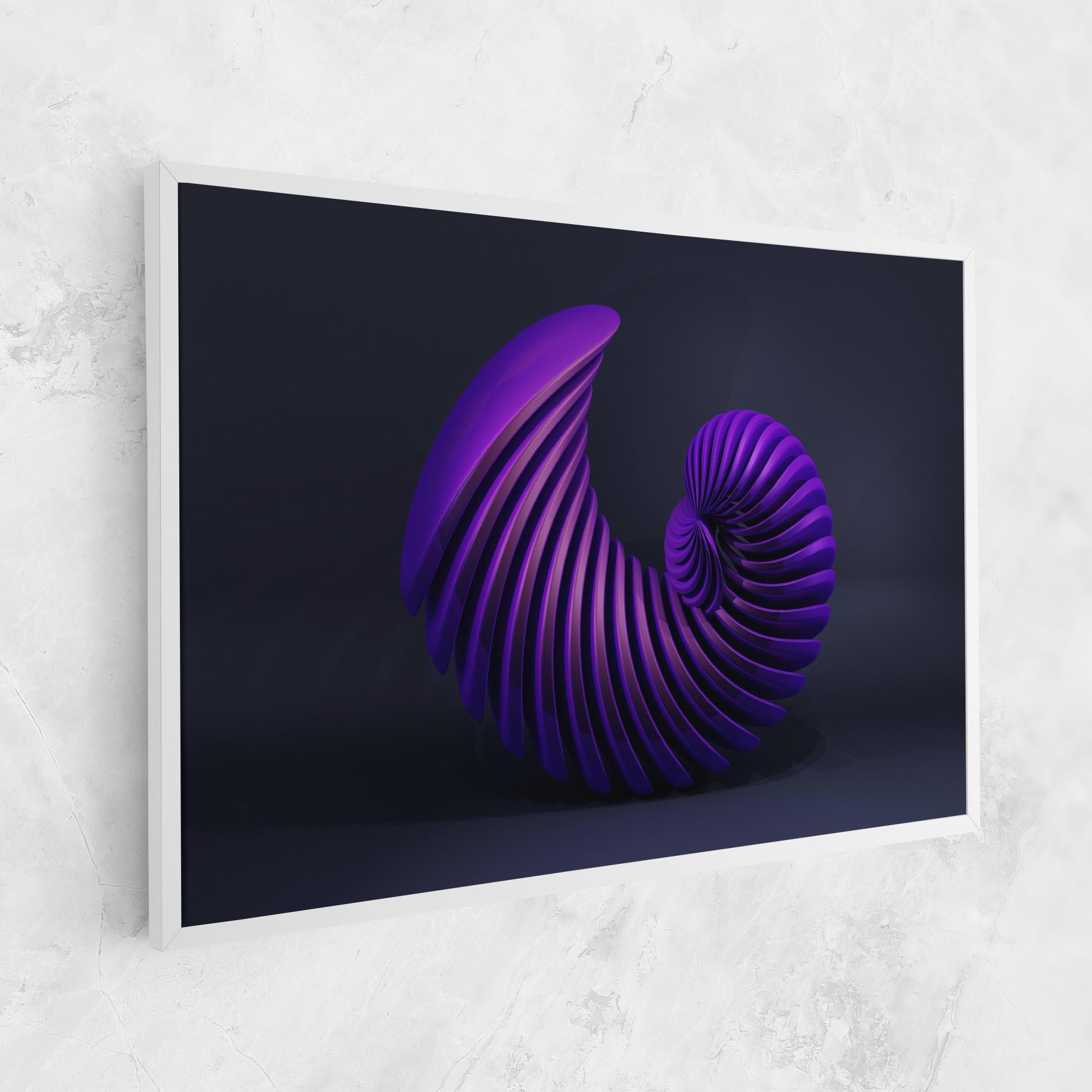 Tablou Canvas Purple Spiral mockup 1