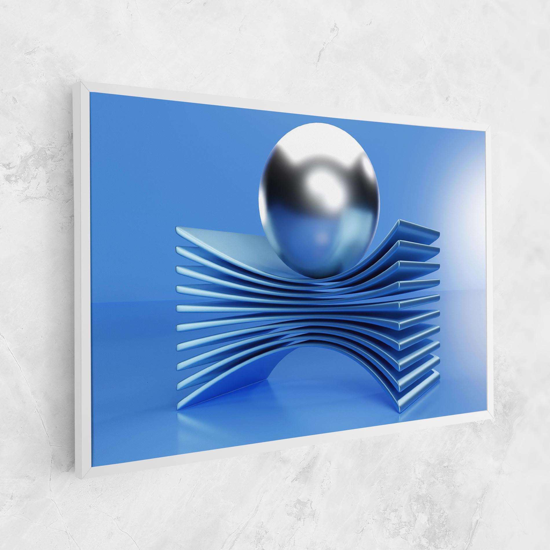 Tablou Canvas Silver Ball mockup 1
