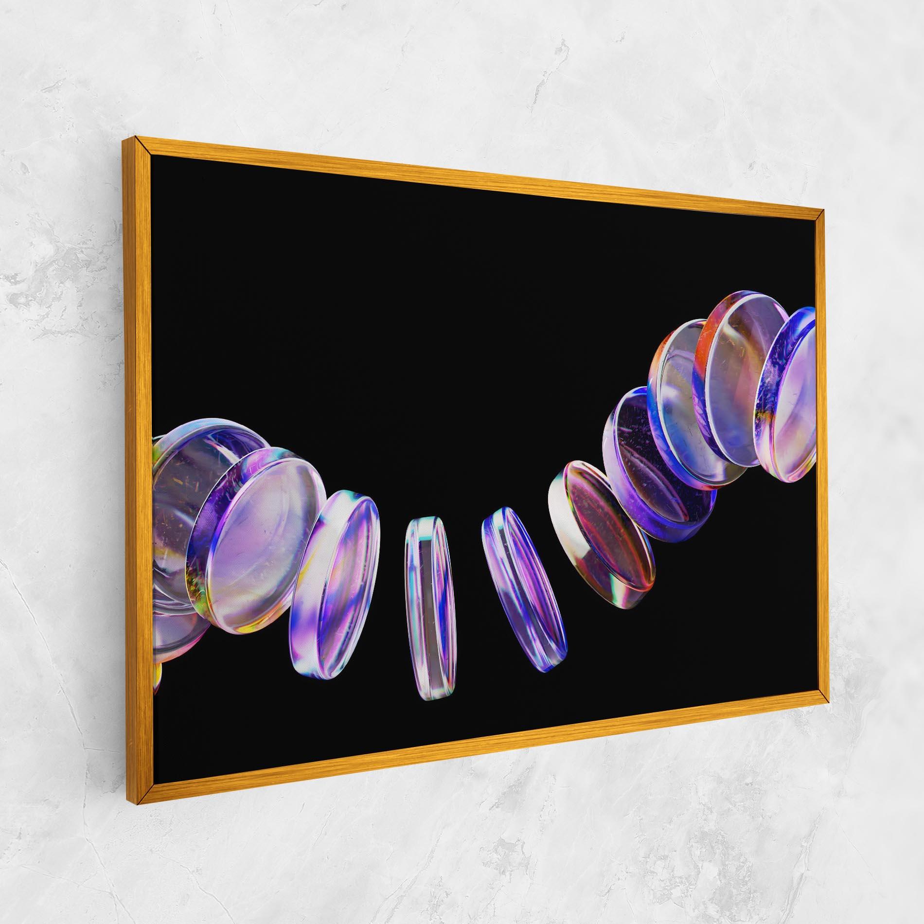 Tablou Canvas Circle Glass Floating mockup 1