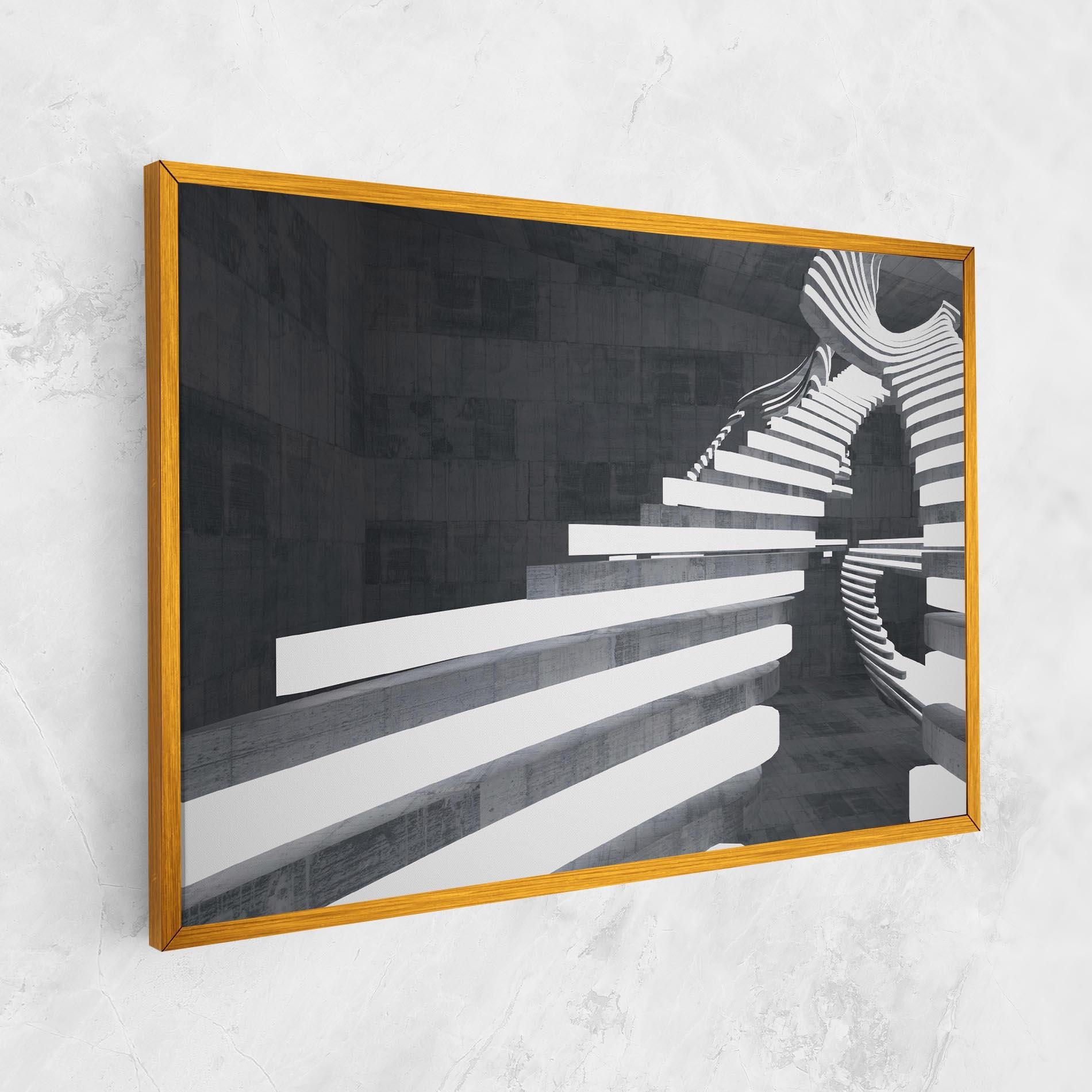 Tablou Canvas Concrete Room mockup 1