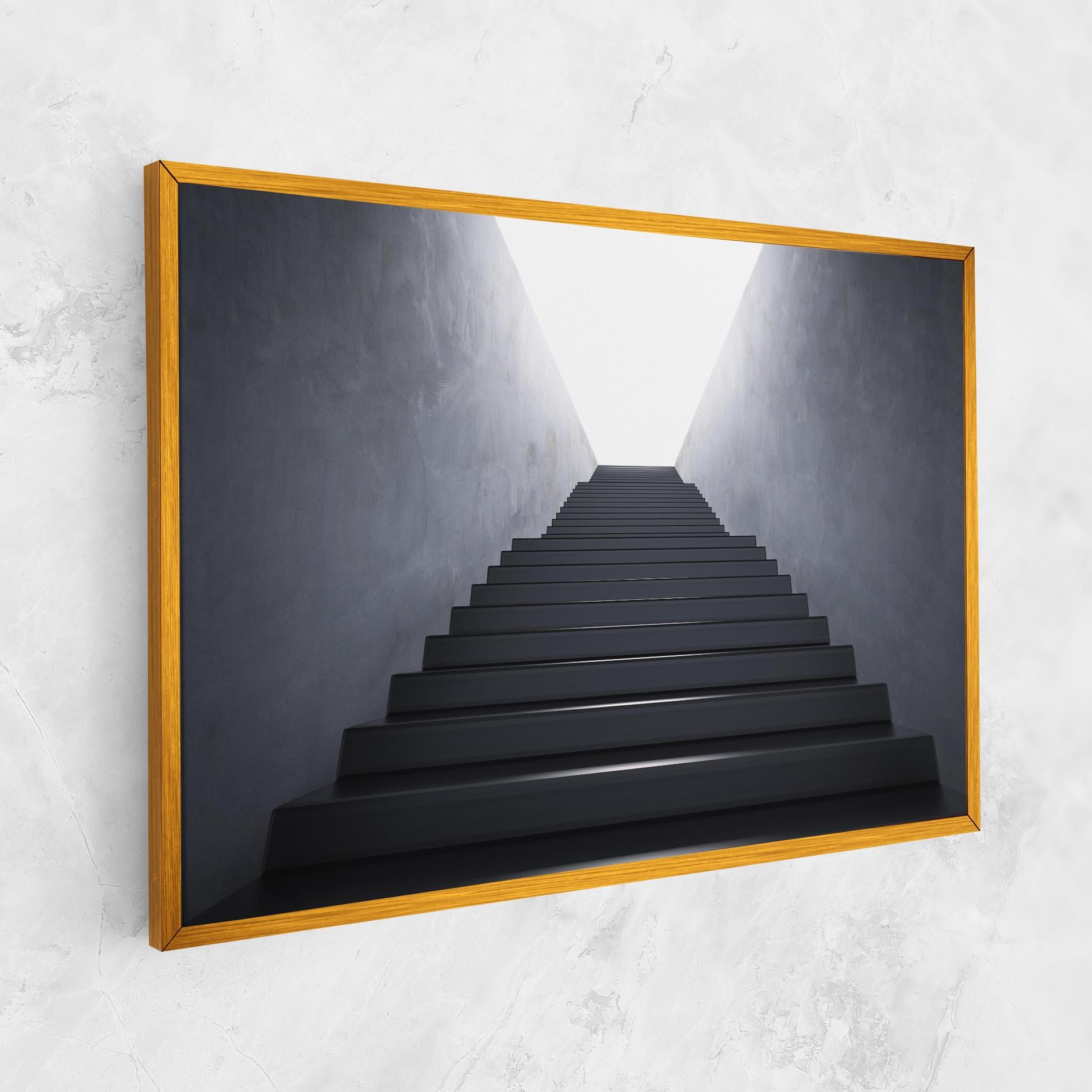 Tablou Canvas Empty Staircase mockup 1