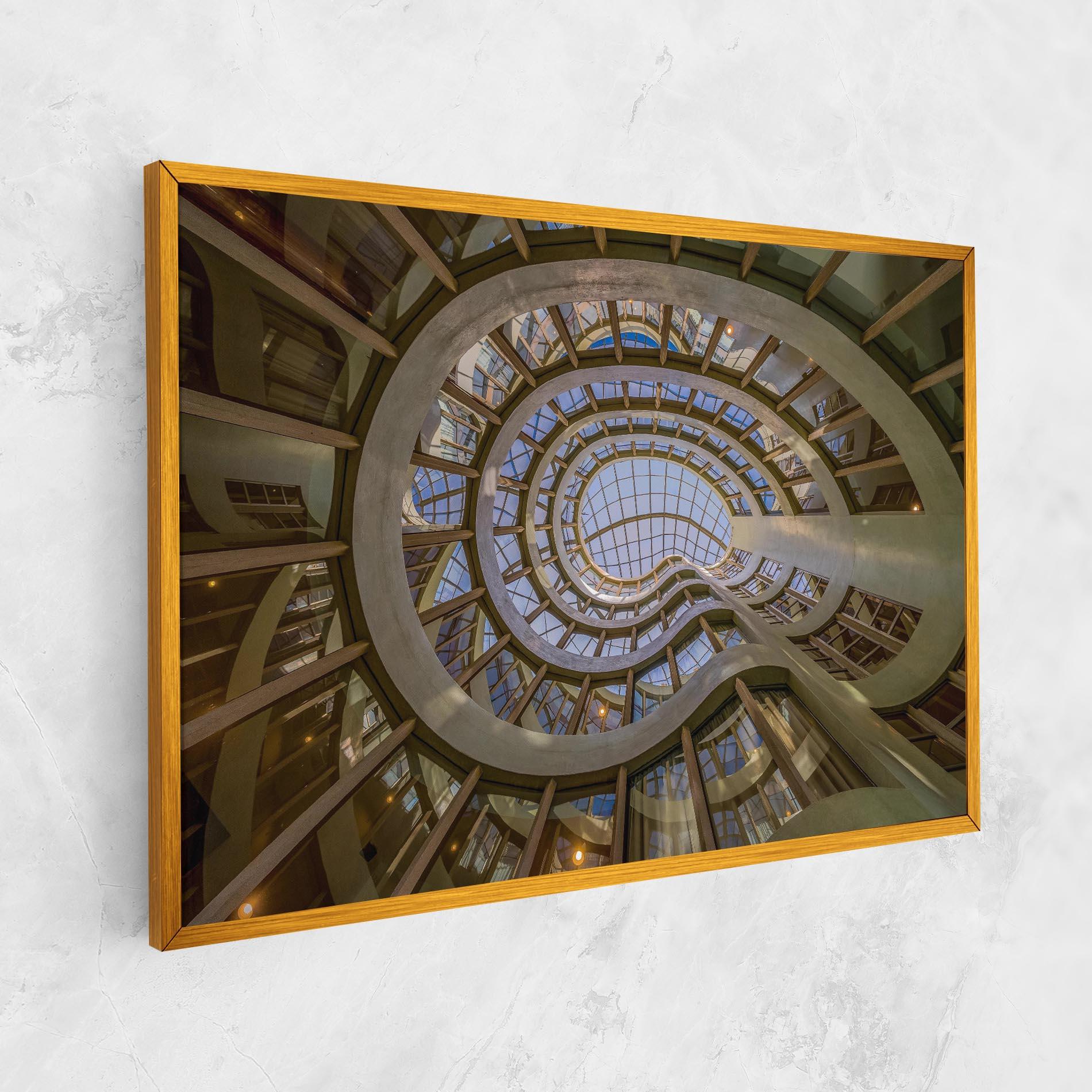 Tablou Canvas Glass Building mockup 1