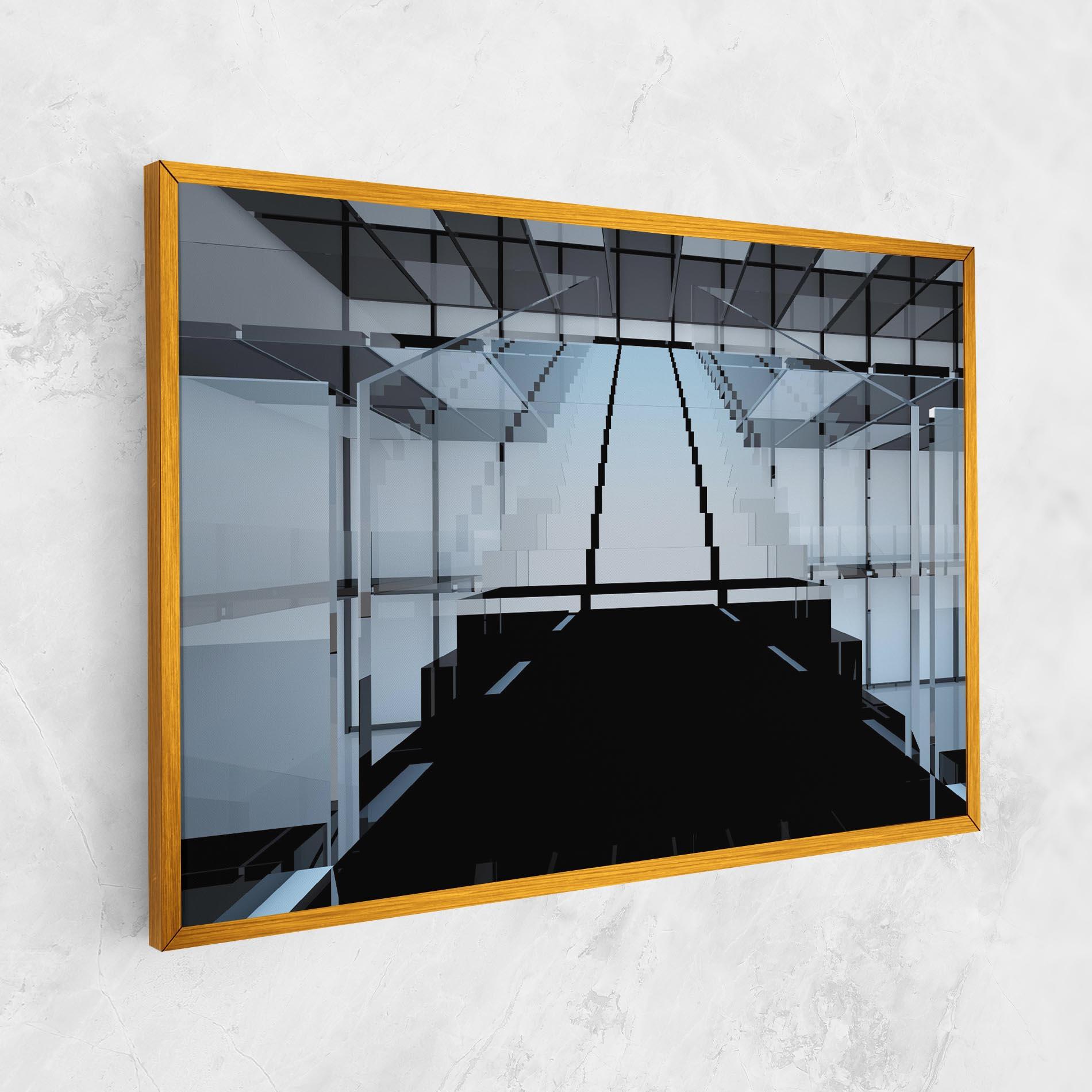 Tablou Canvas Space With Window mockup 1