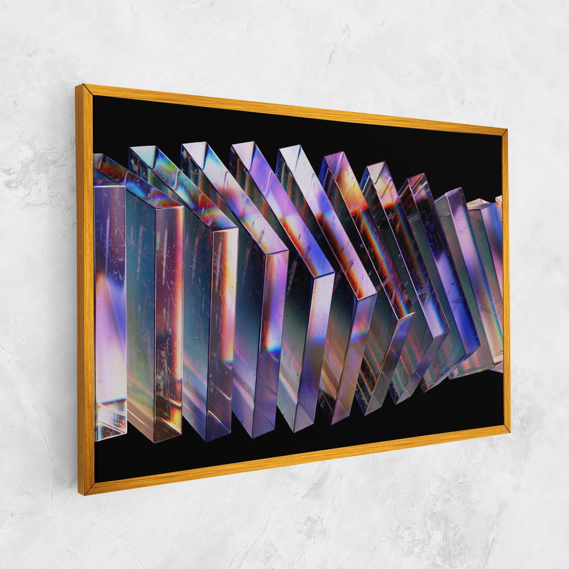 Square Glass Floating mockup 1