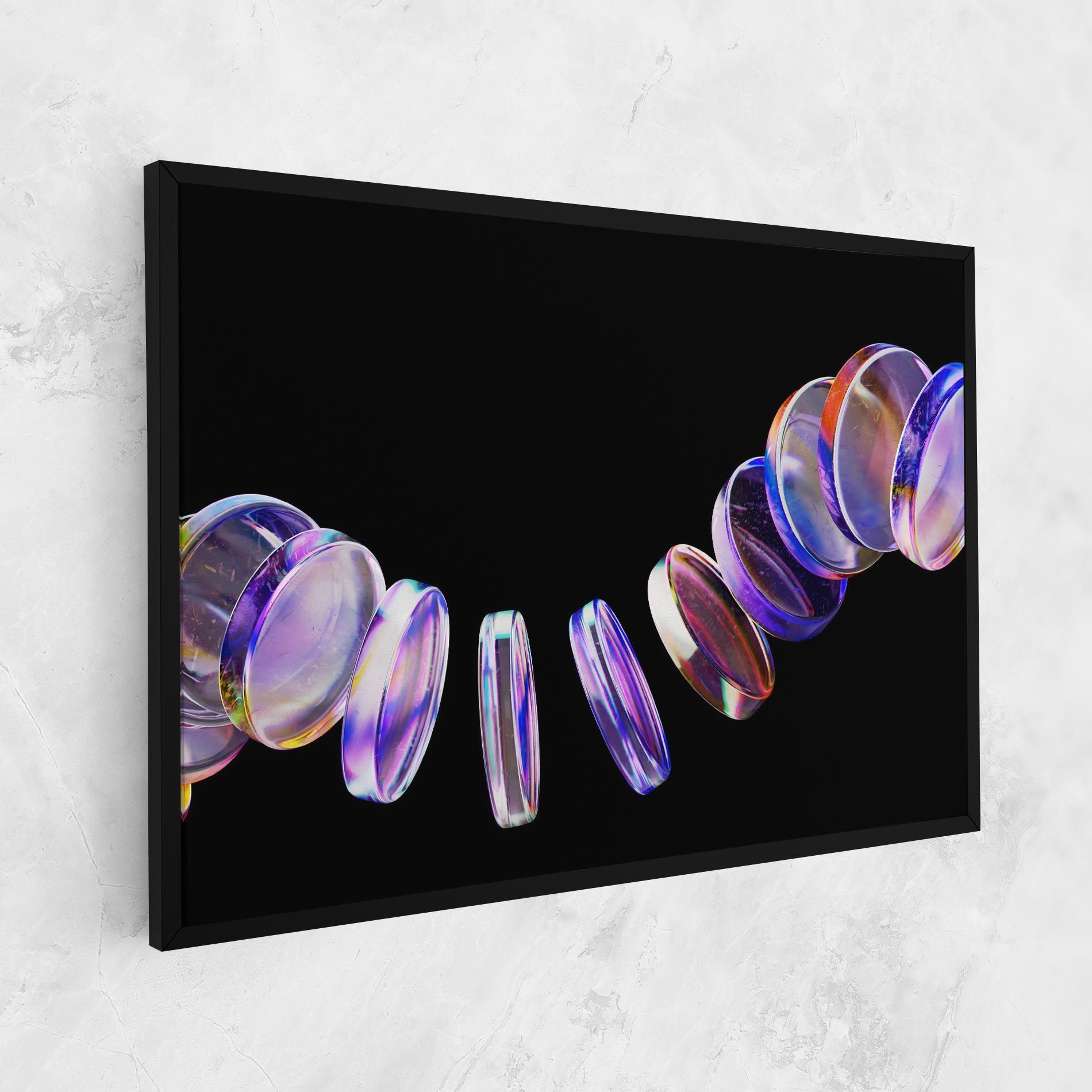 Circle Glass Floating mockup 1