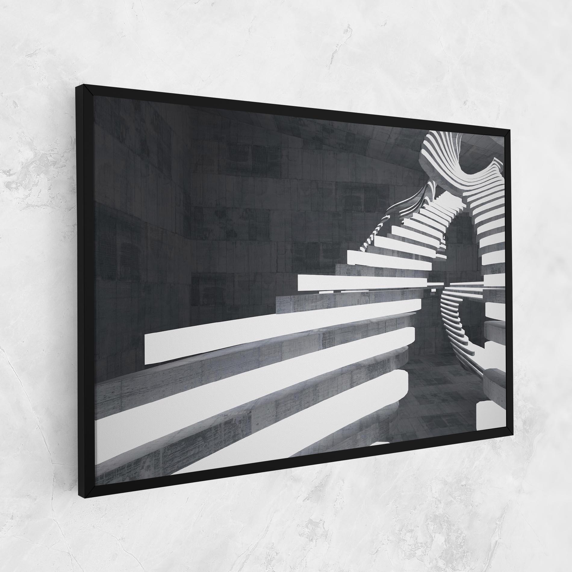 Tablou Canvas Concrete Room mockup 1