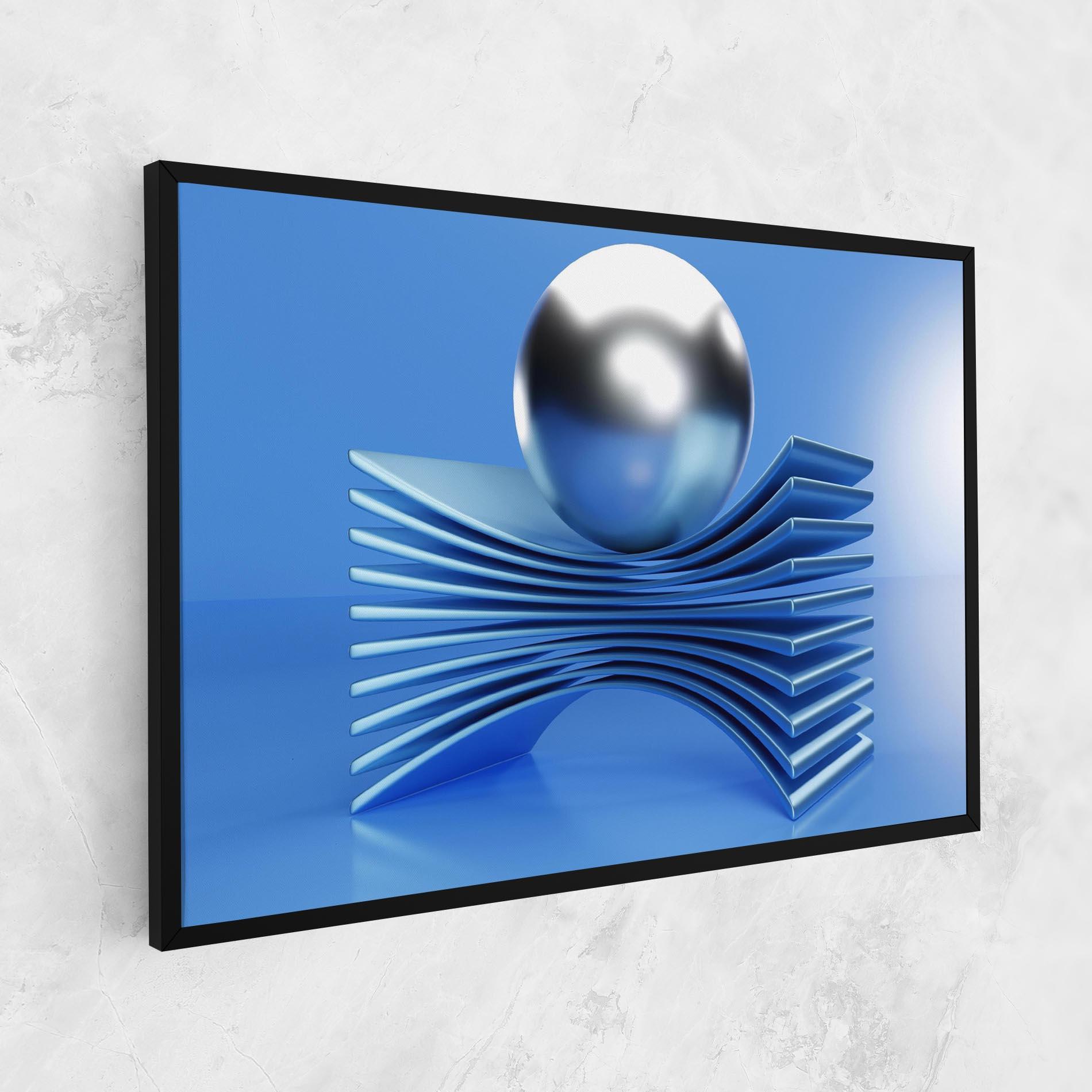 Tablou Canvas Silver Ball mockup 1