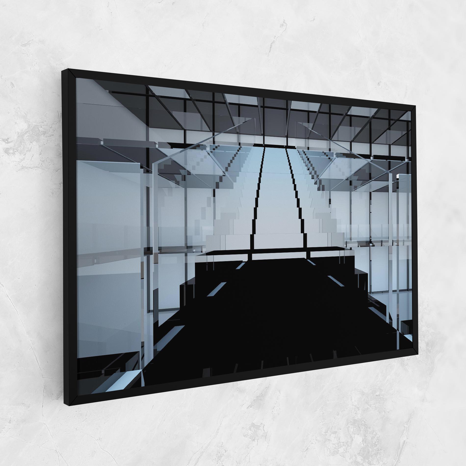 Tablou Canvas Space With Window mockup 1