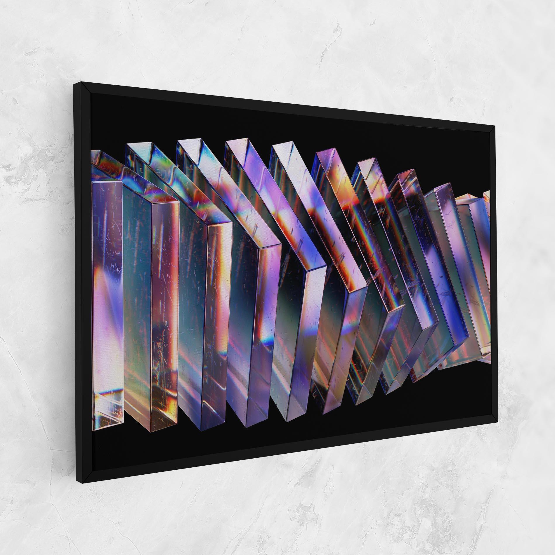 Tablou Canvas Square Glass Floating mockup 1