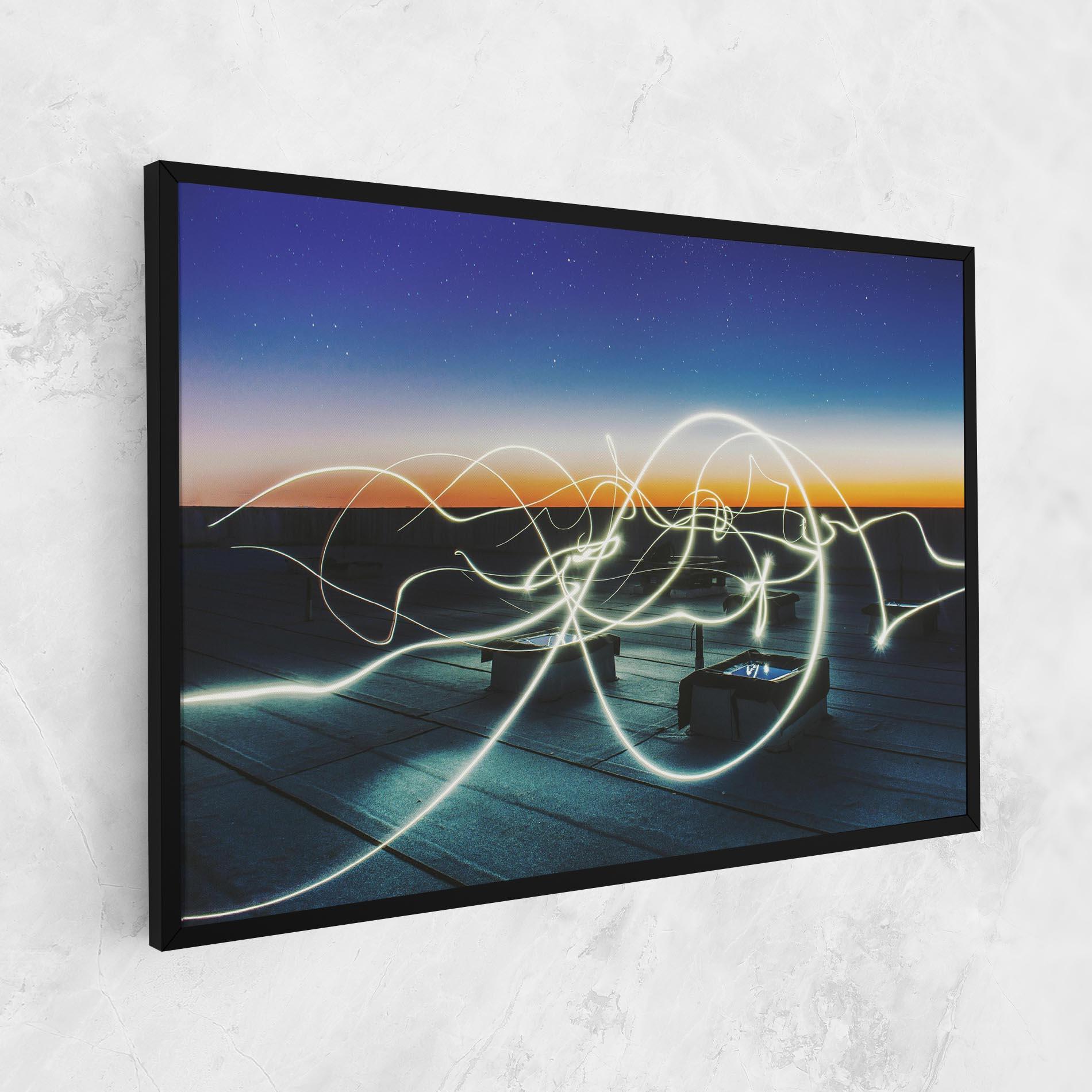 Tablou Canvas White Light Floating mockup 1