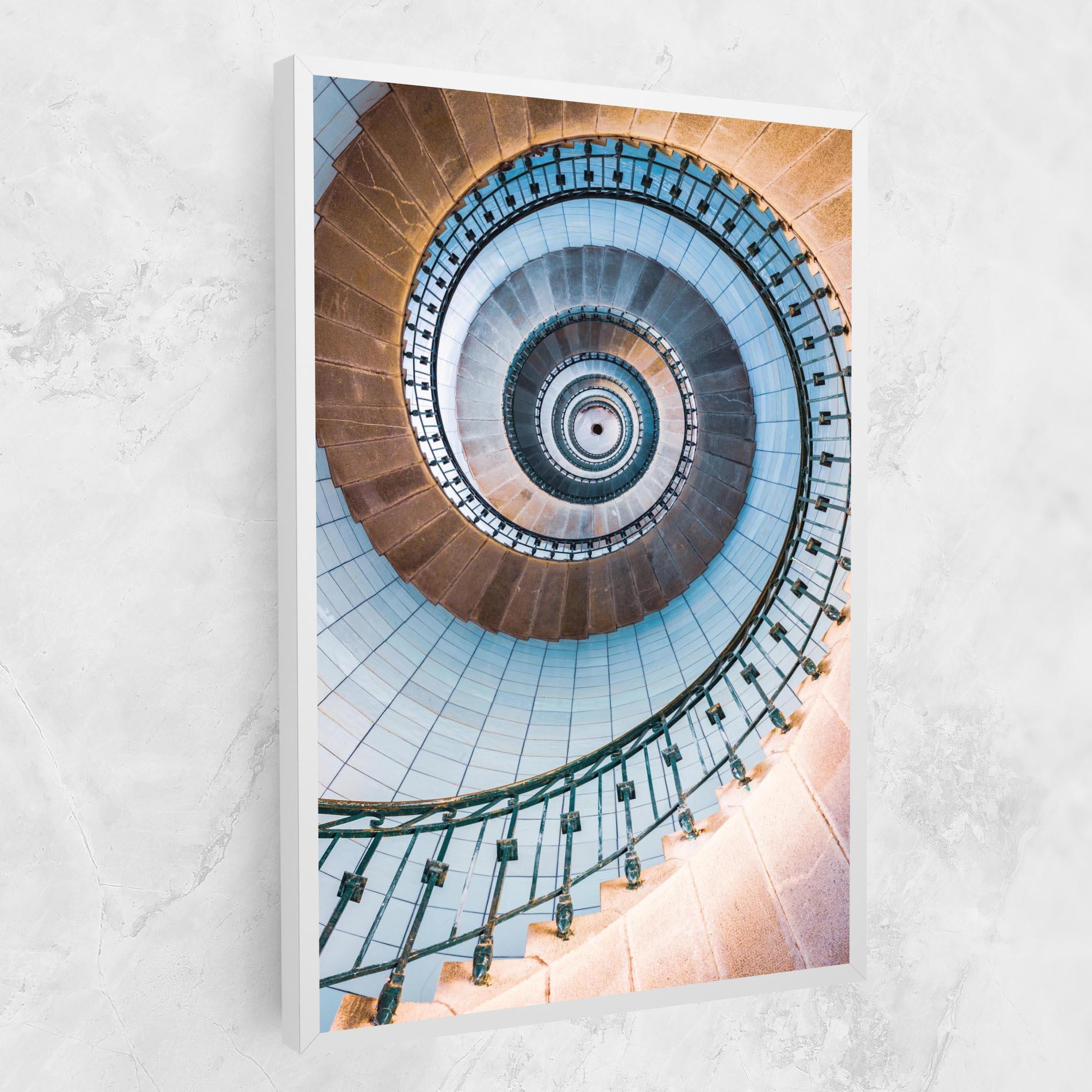 Tablou Canvas Blue Opaline Stairs mockup 1