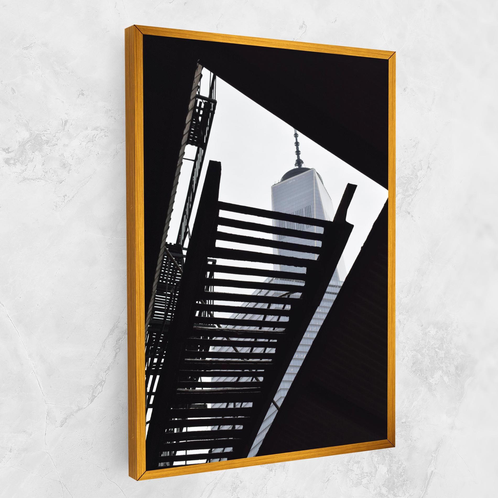 Black Stairs Floating mockup 1