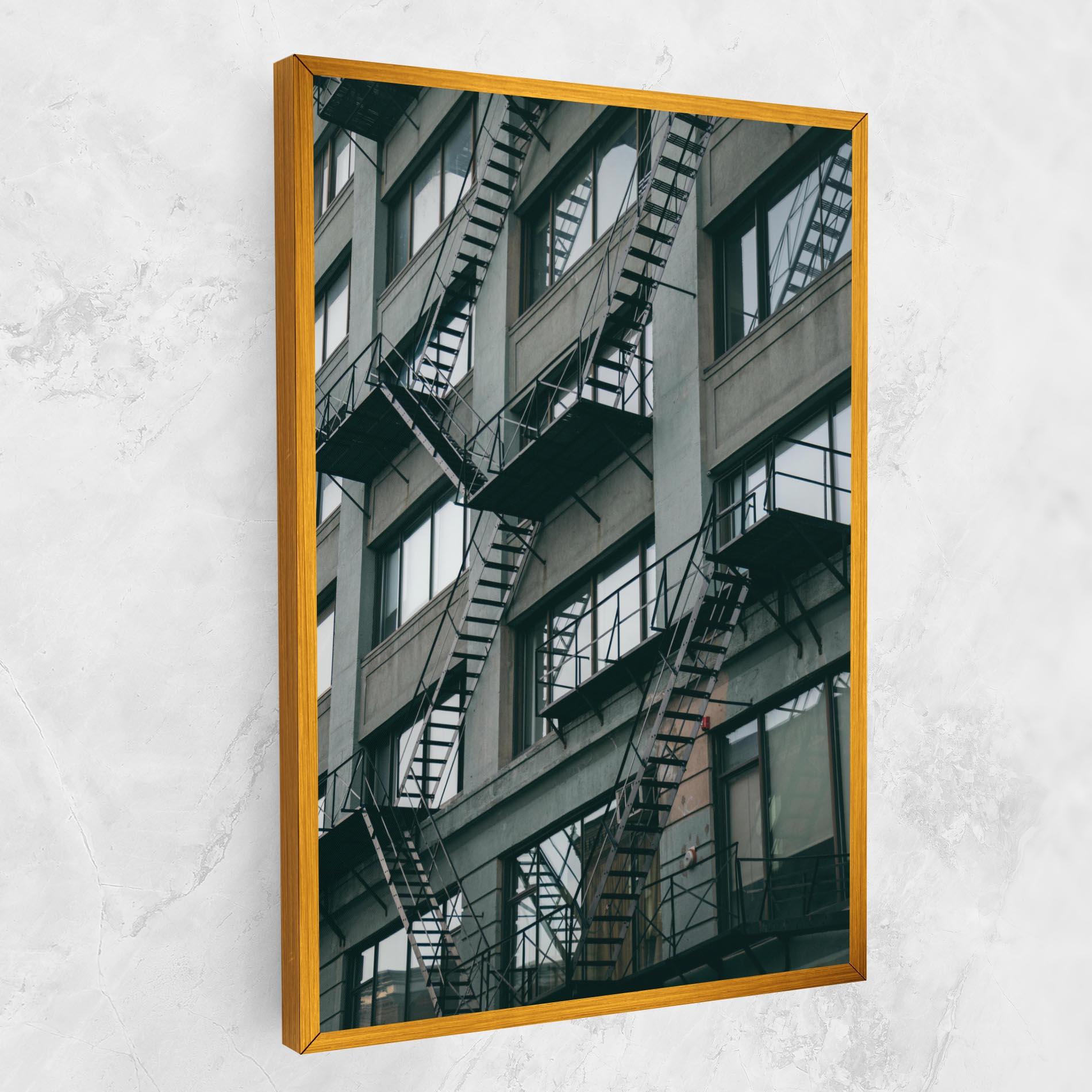 Tablou Canvas Building Stairs mockup 1