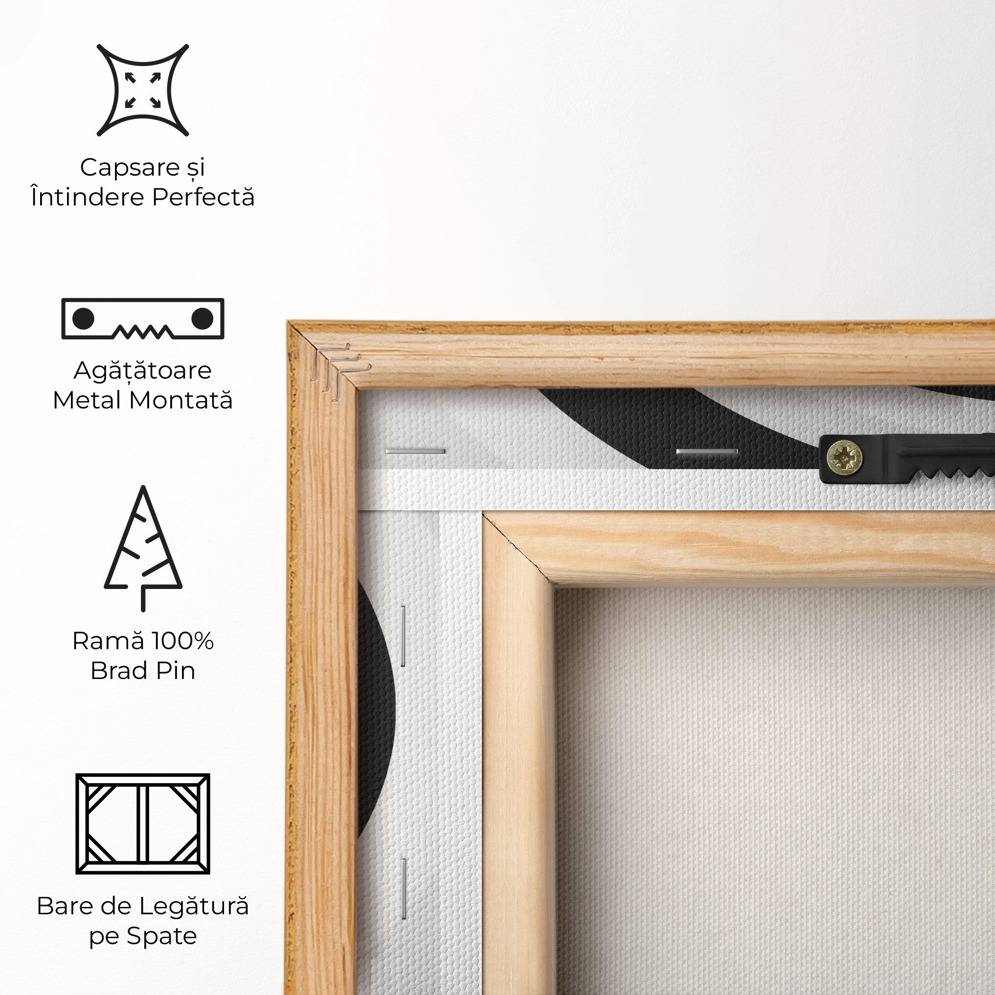 Black White Spiral mockup 5