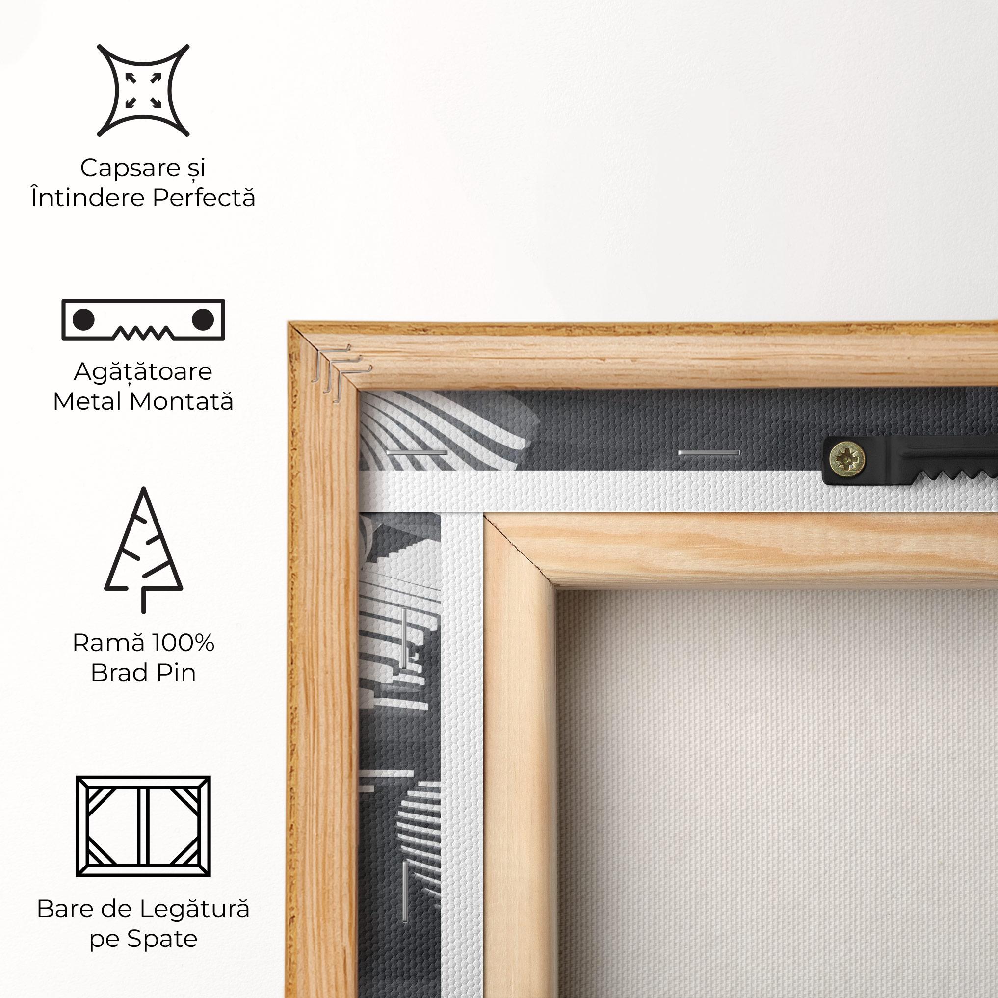 Tablou Canvas Concrete Room mockup 5