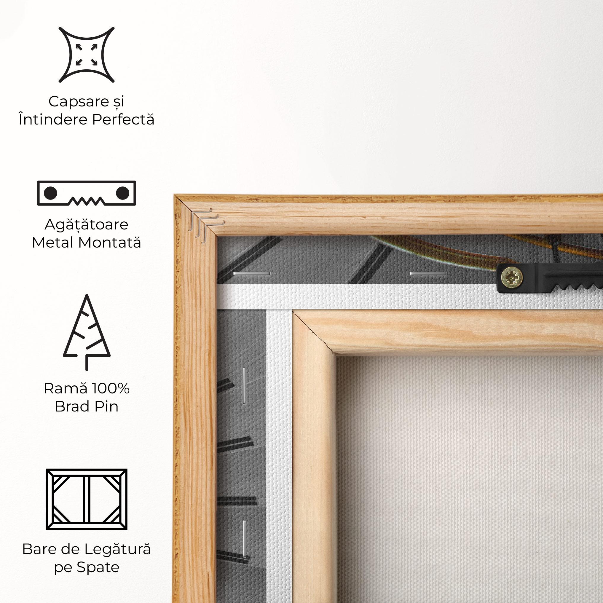 Tablou Canvas Gold Bar Stairs mockup 5