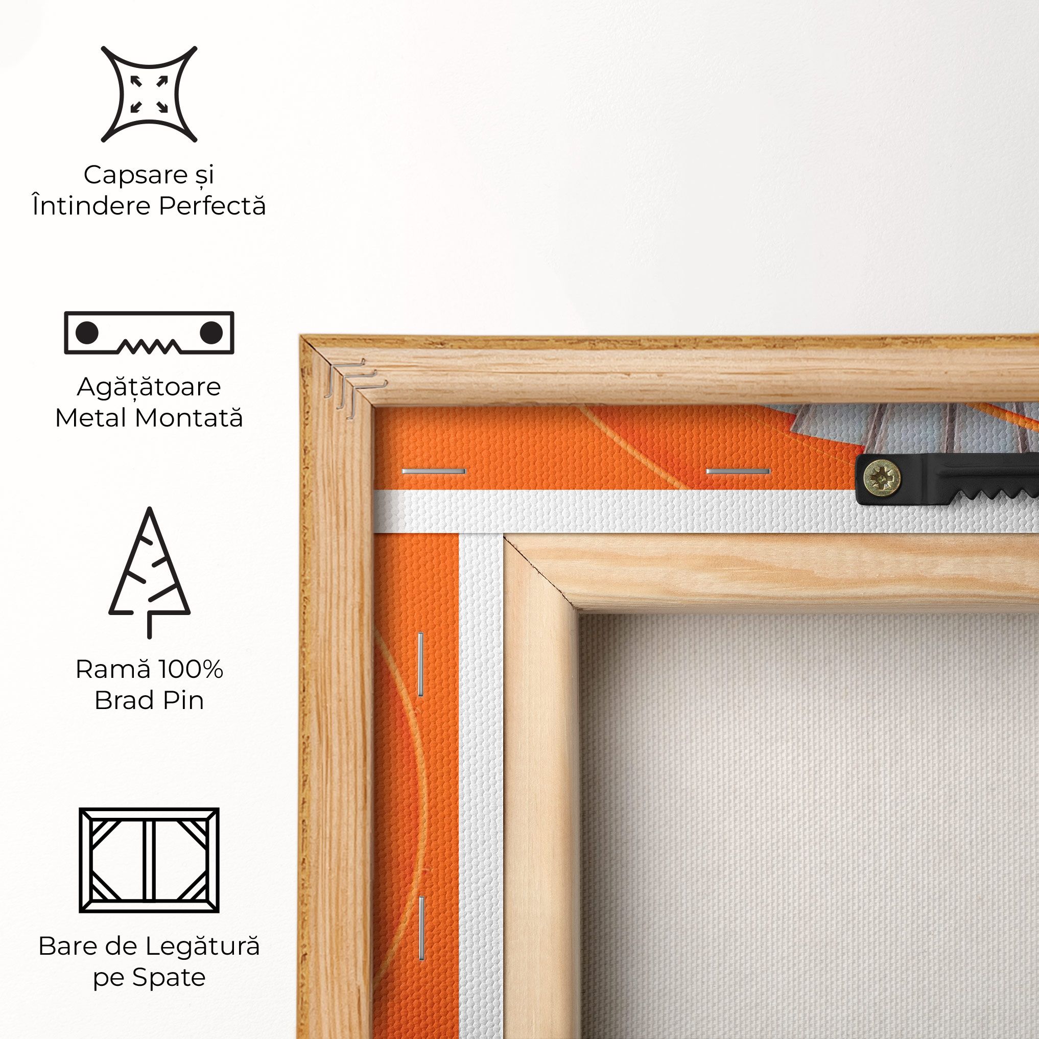 Grey Orange Stairs mockup 5