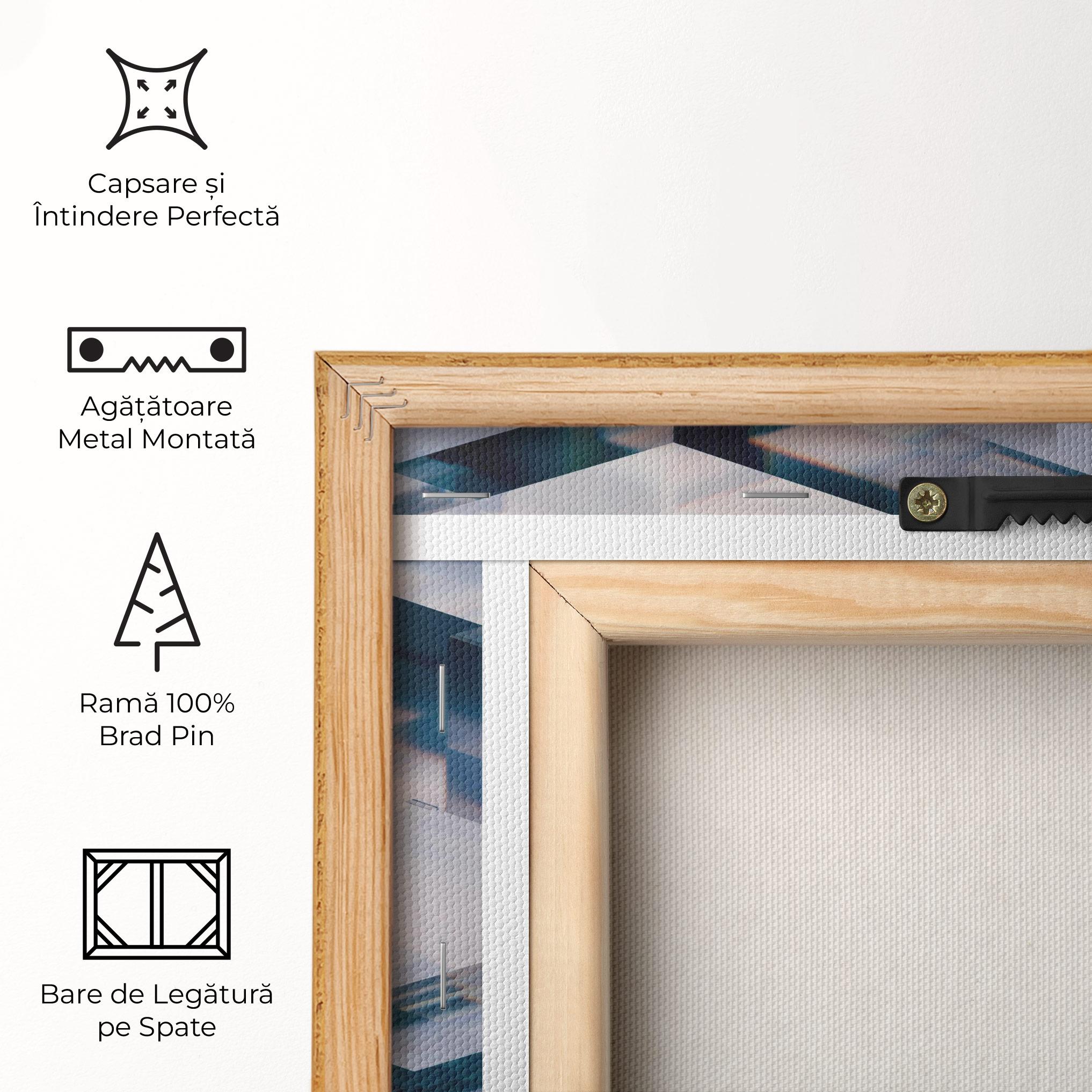 Tablou Canvas Square Glass mockup 5