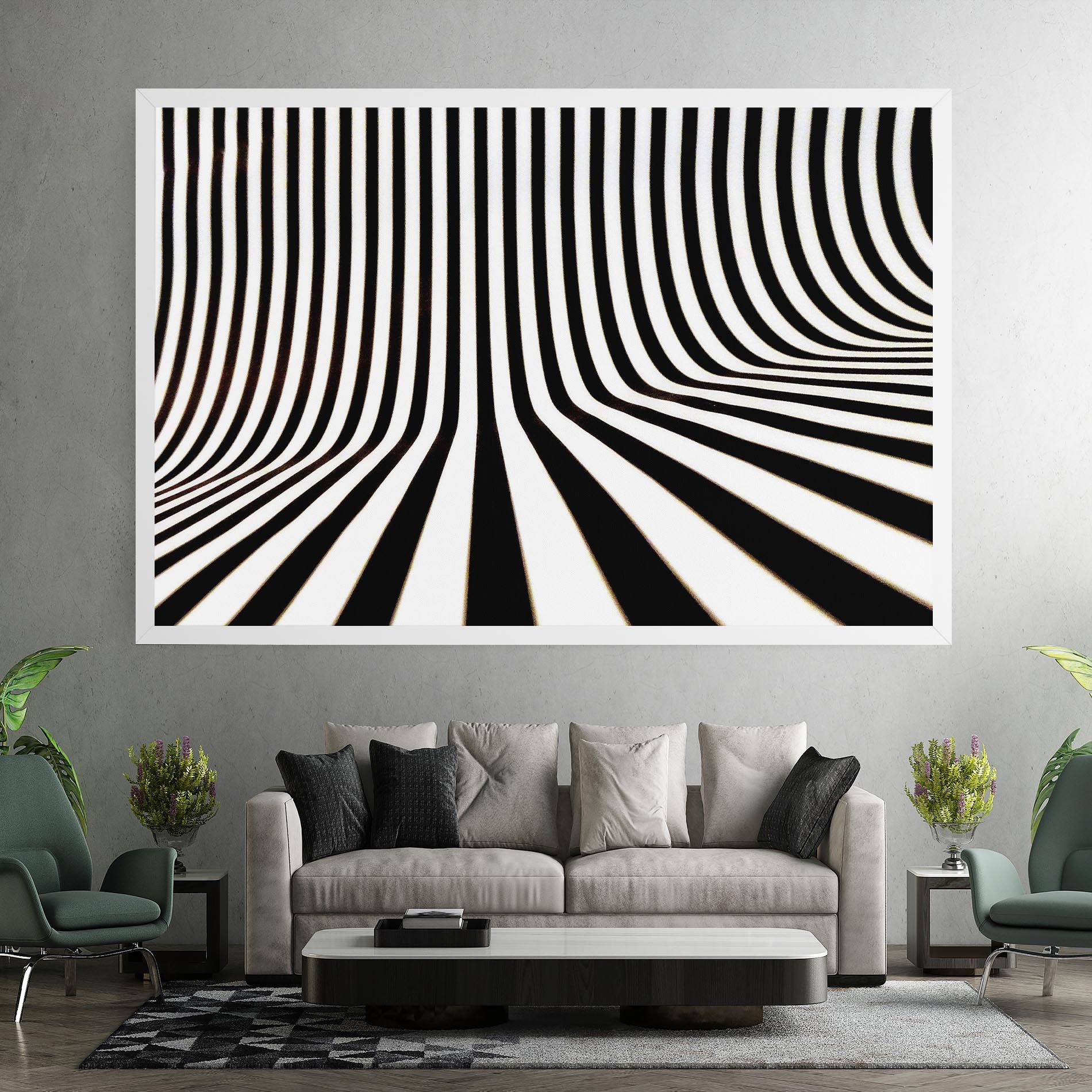 Tablou Canvas Black And White Illusion mockup 7