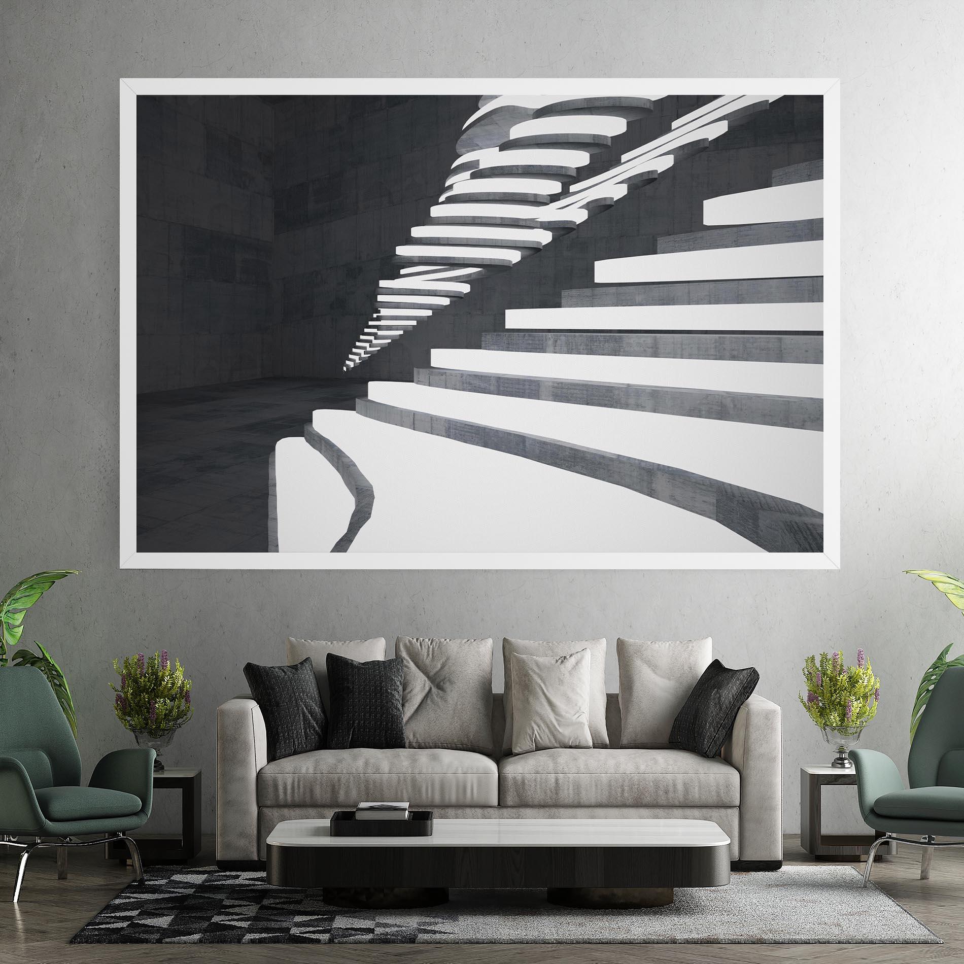 Tablou Canvas Concrete Architecture mockup 7