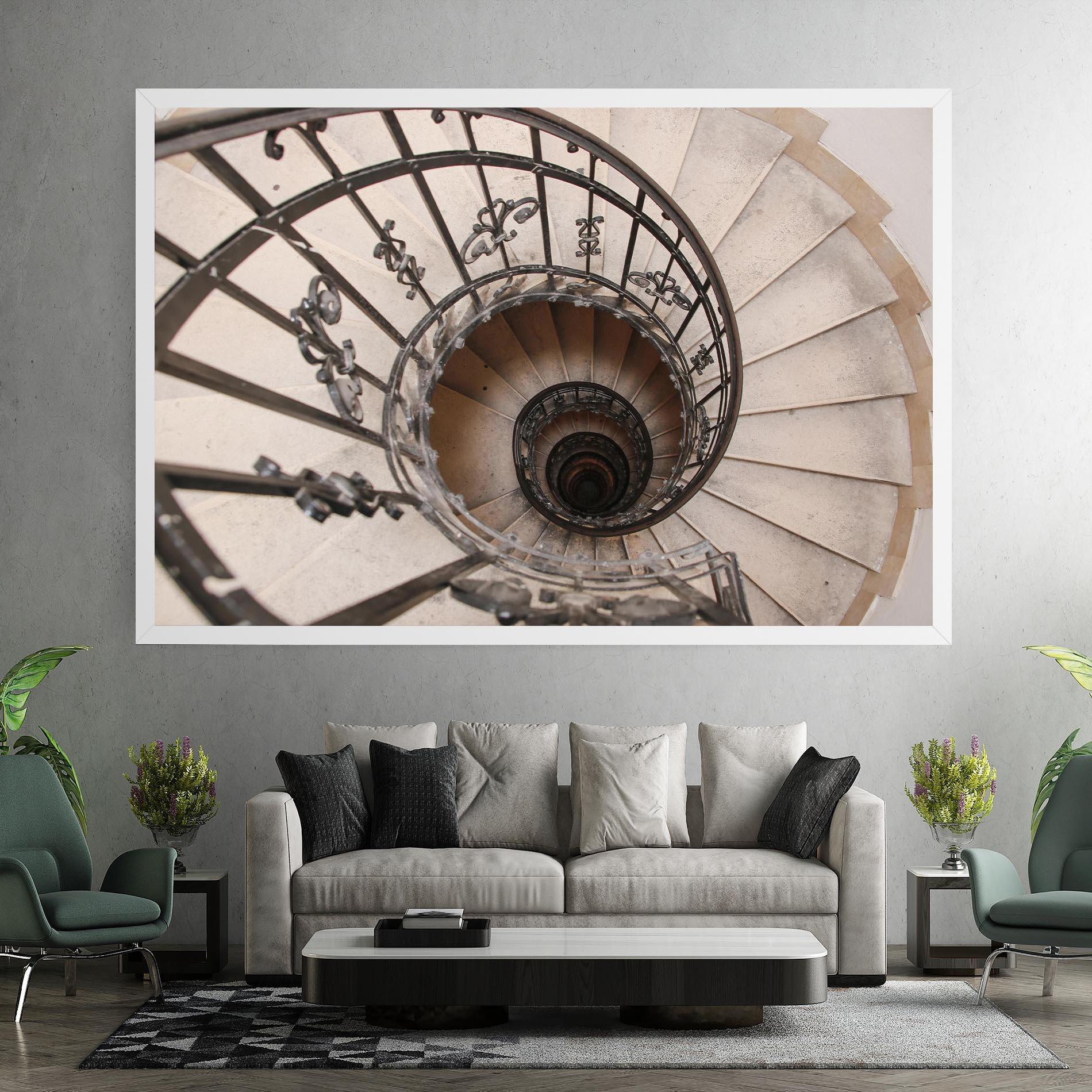 Tablou Canvas Old House Stairs mockup 7