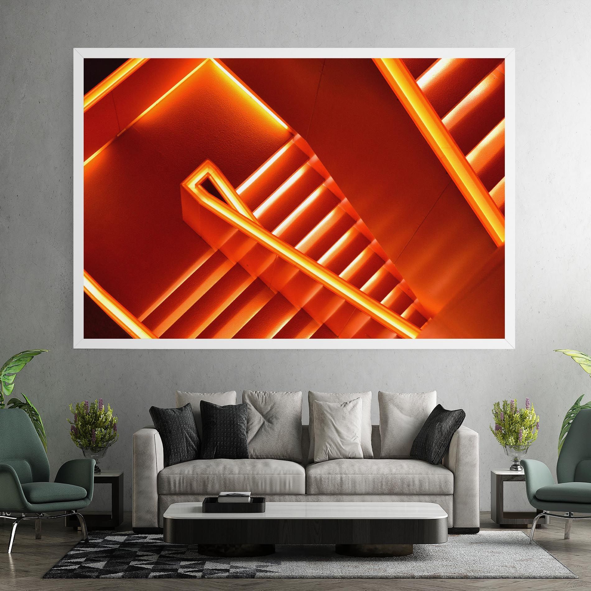 Orange Stairs mockup 7