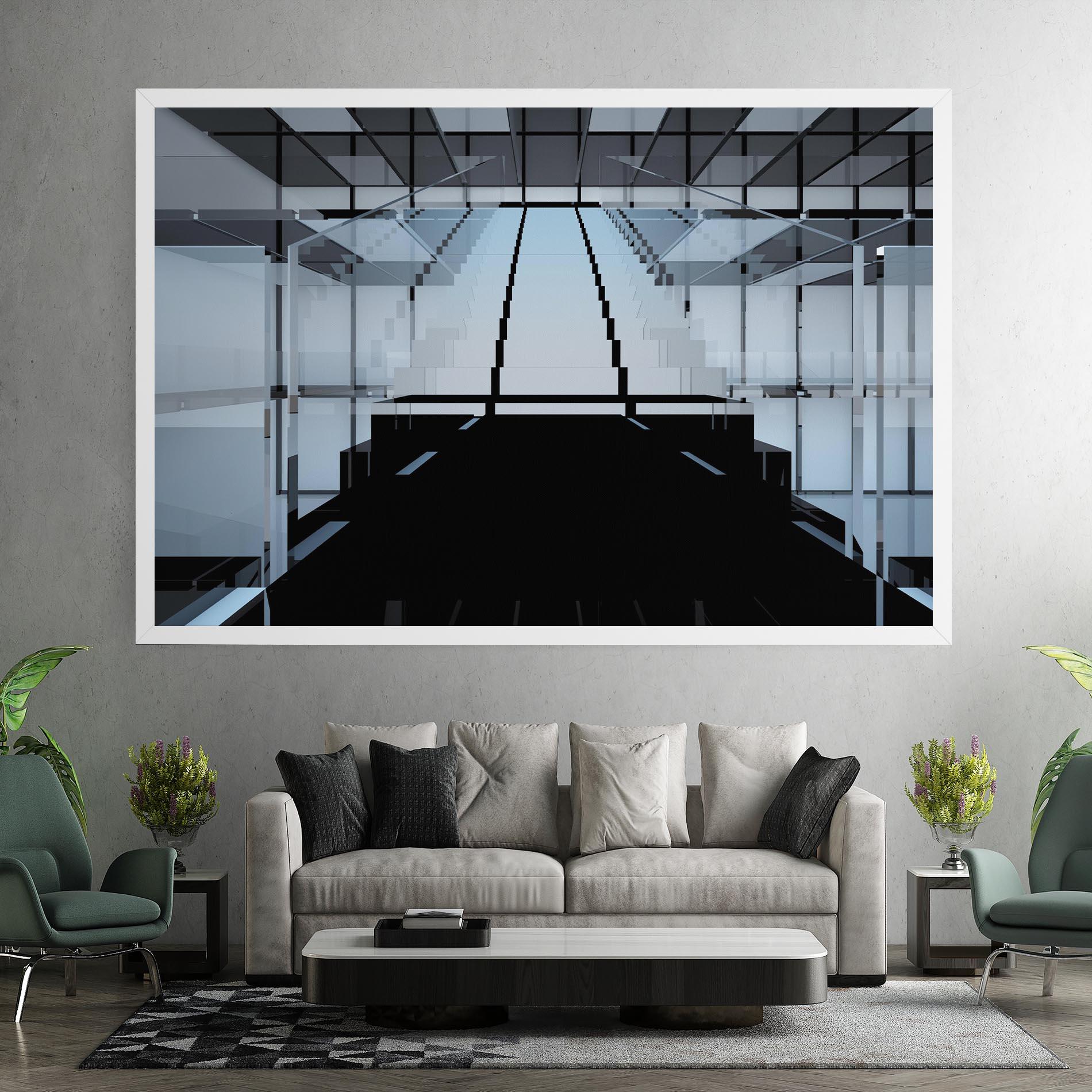 Tablou Canvas Space With Window mockup 7