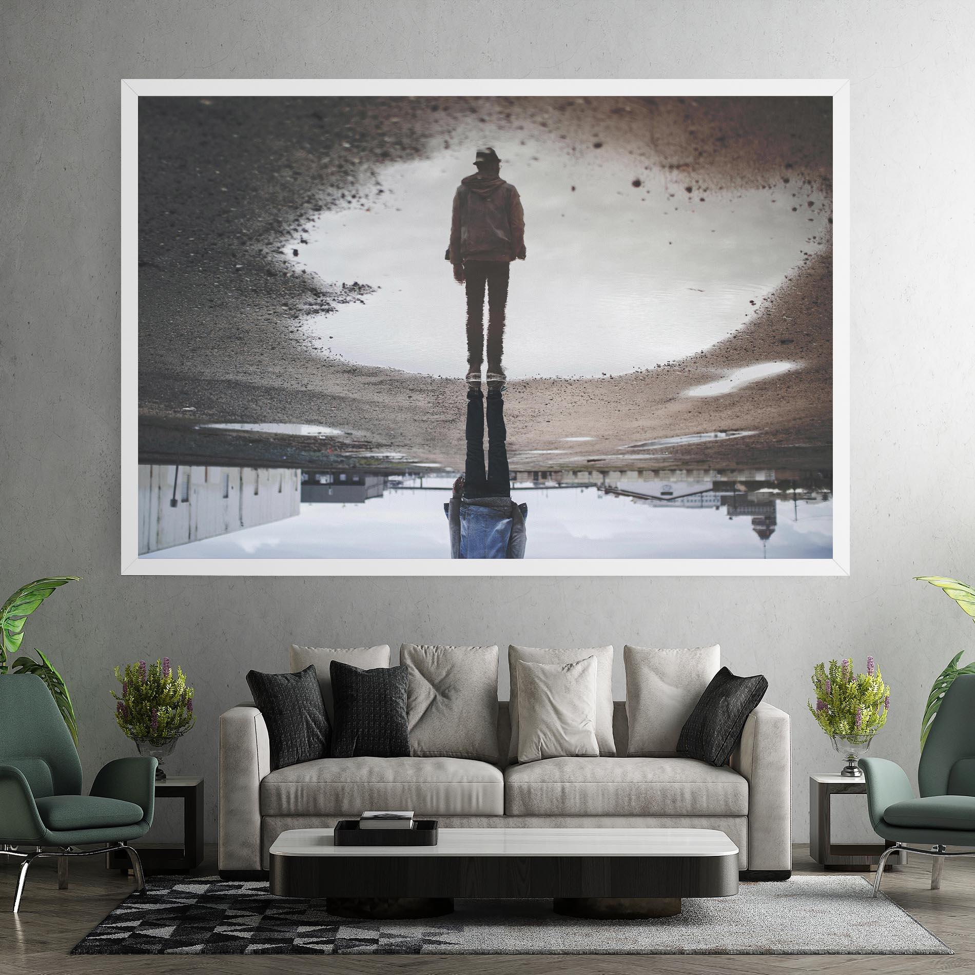 Tablou Canvas Water Refraction mockup 7