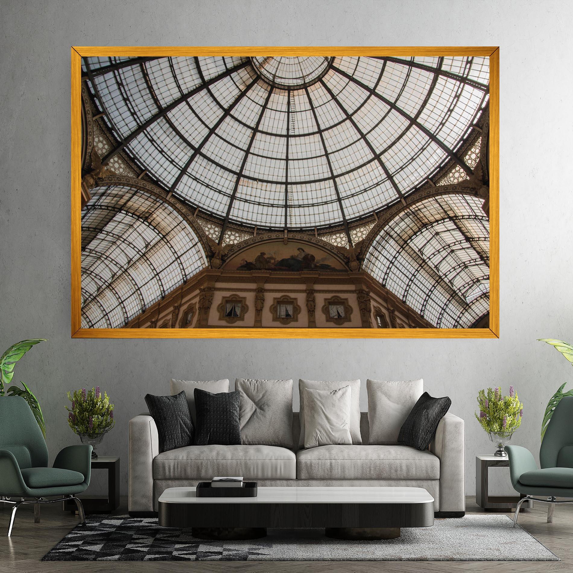 Tablou Canvas Galleria Ceiling mockup 7