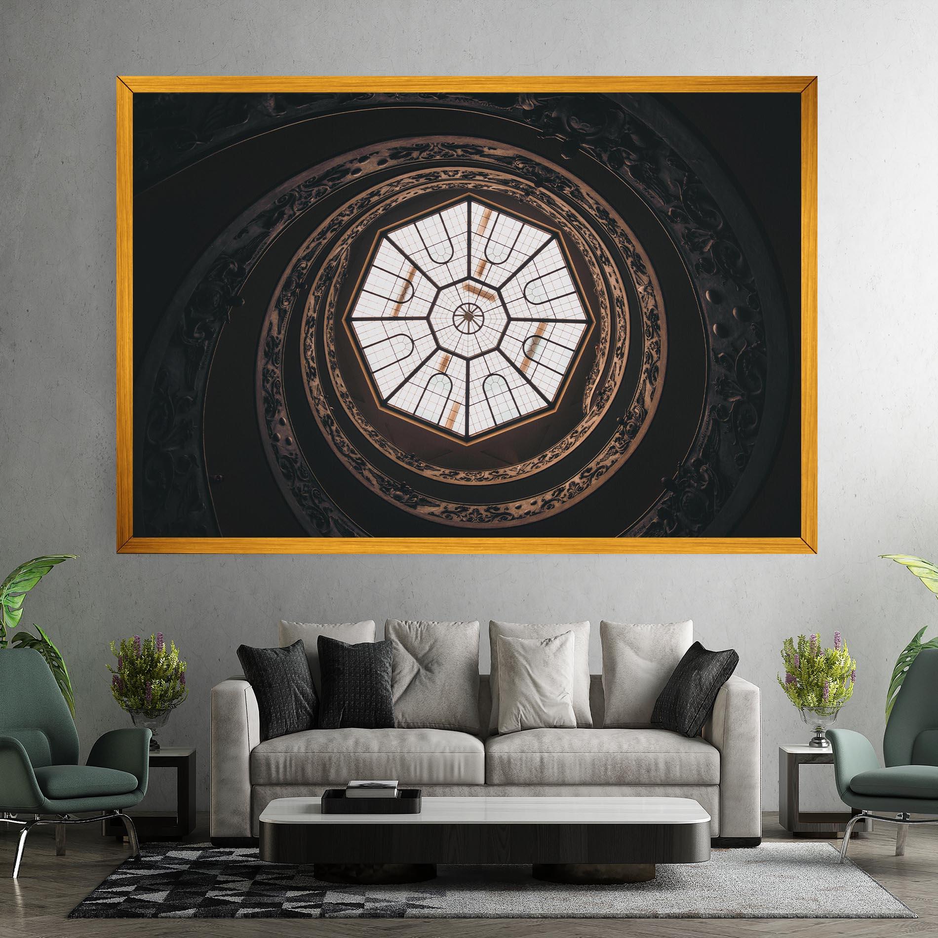 Tablou Canvas Museum Ceiling Daytime mockup 7