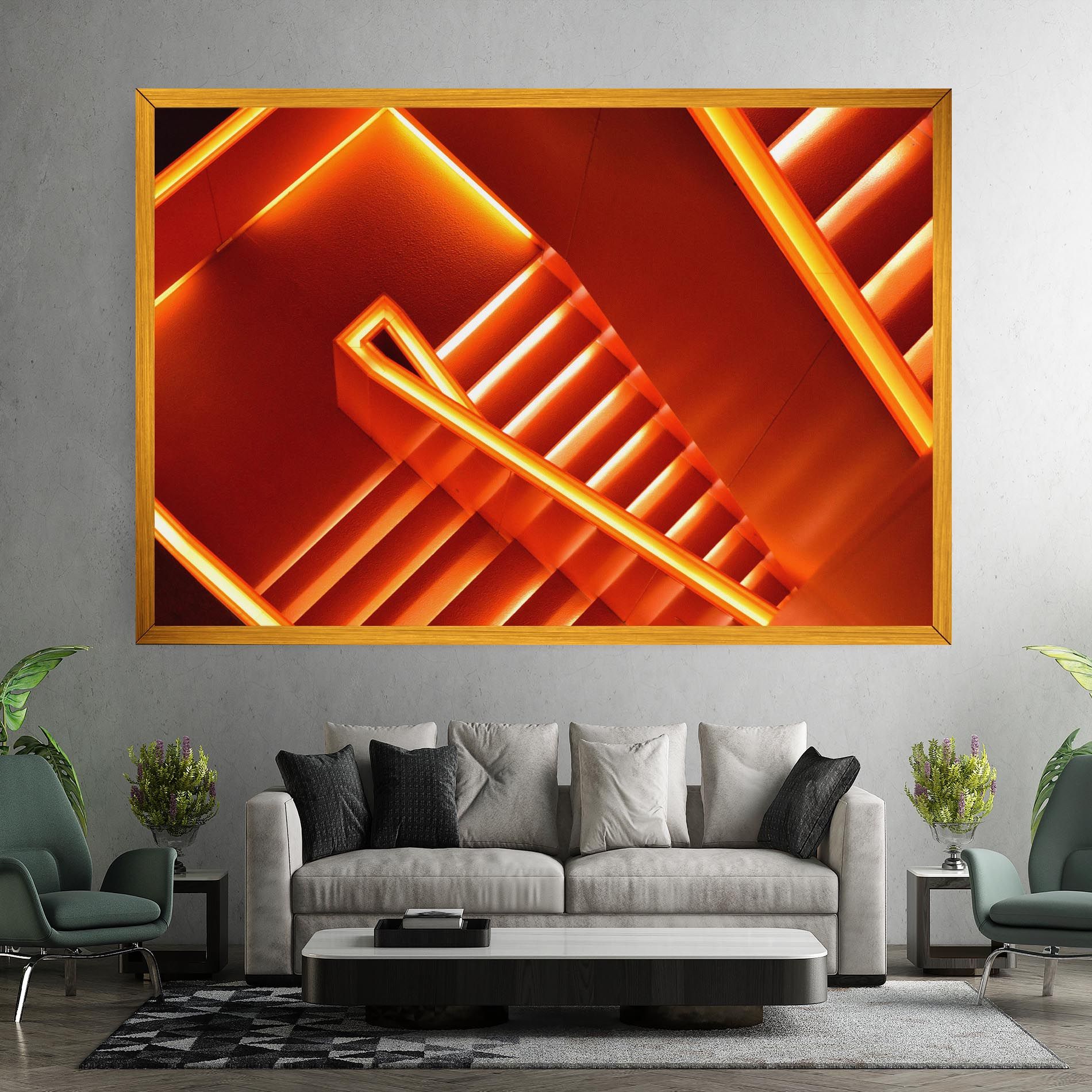 Orange Stairs mockup 7