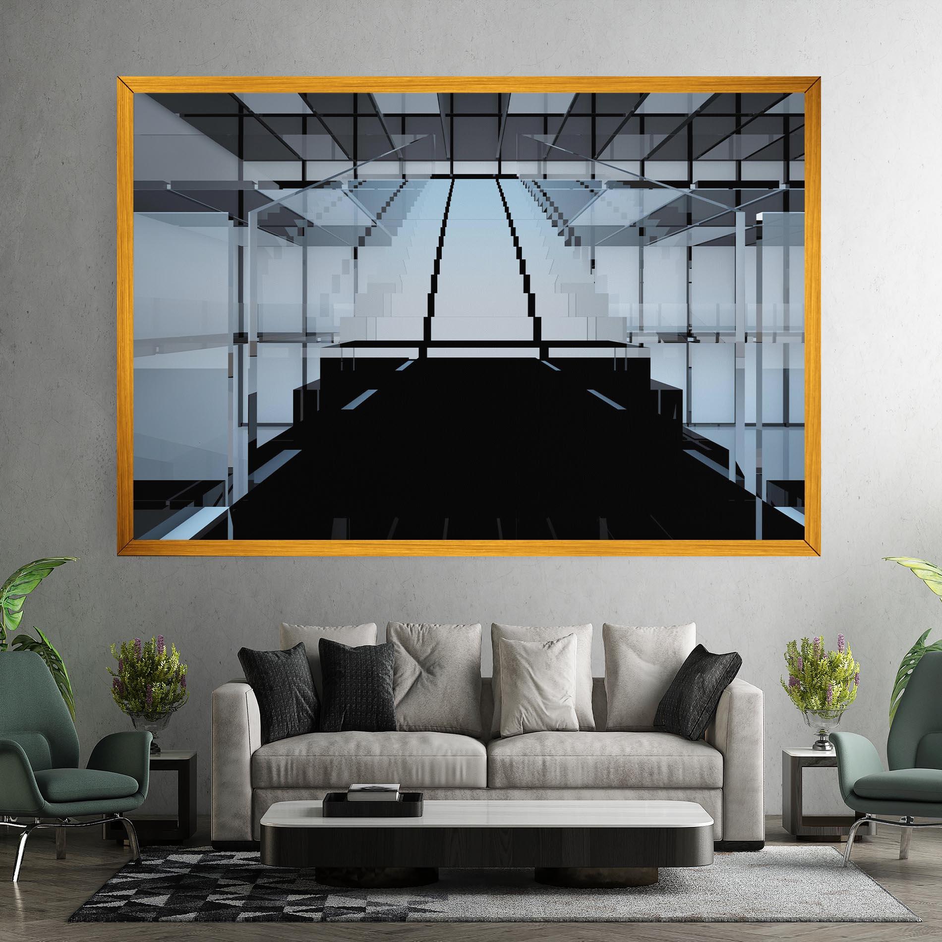 Tablou Canvas Space With Window mockup 7