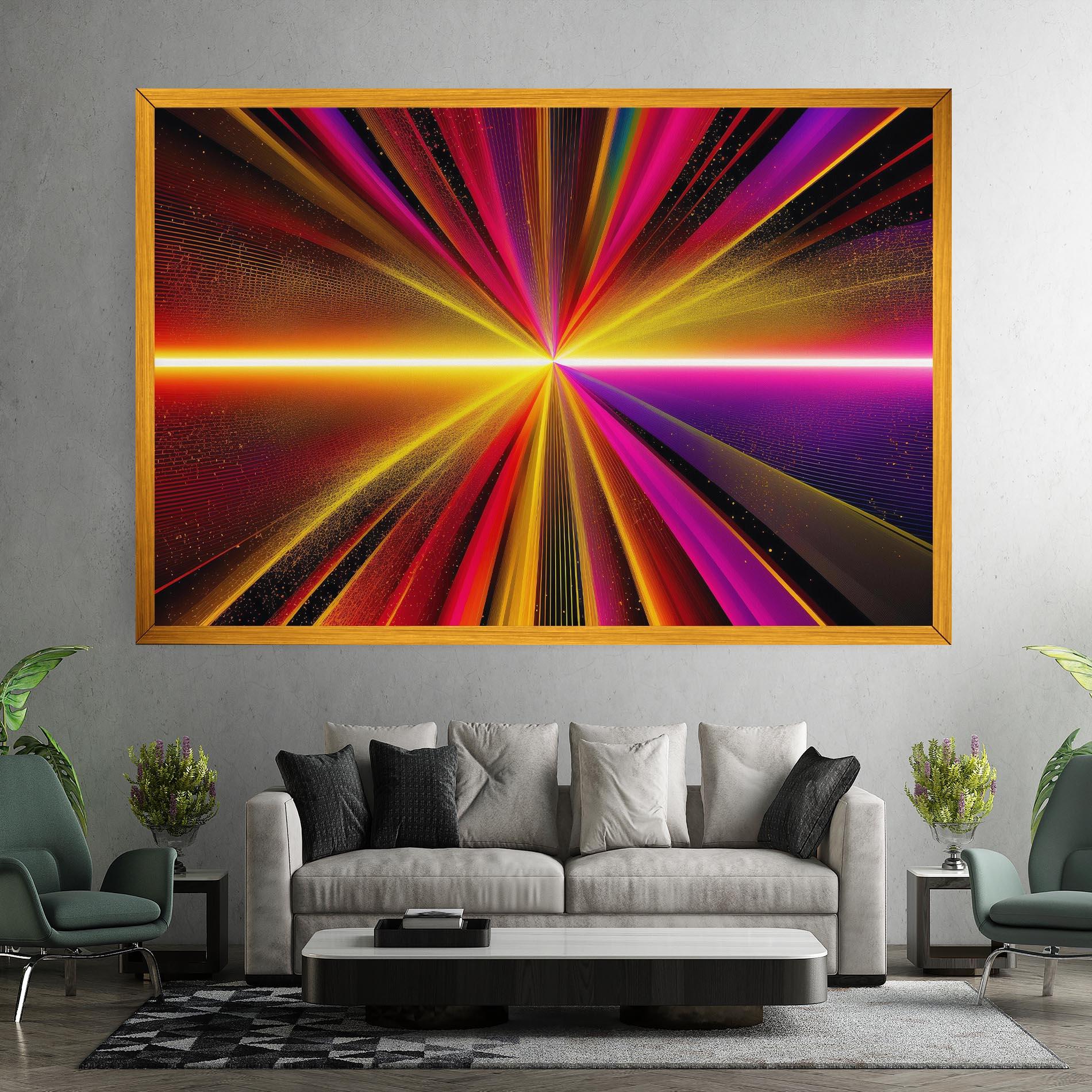 Tablou Canvas White Light Mix mockup 7