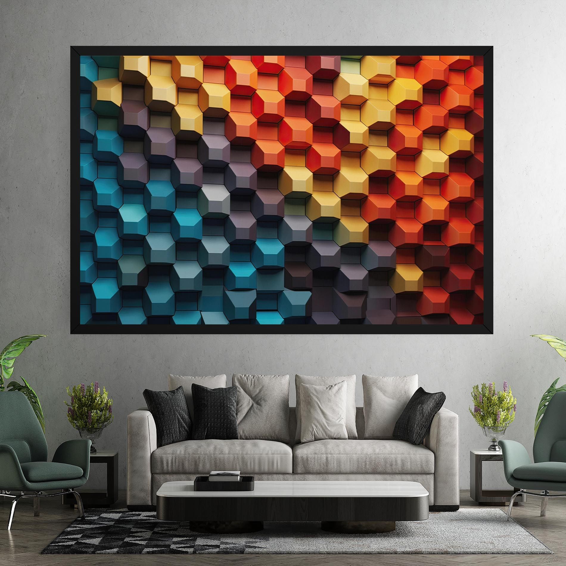 3d Sqare Mix mockup 7