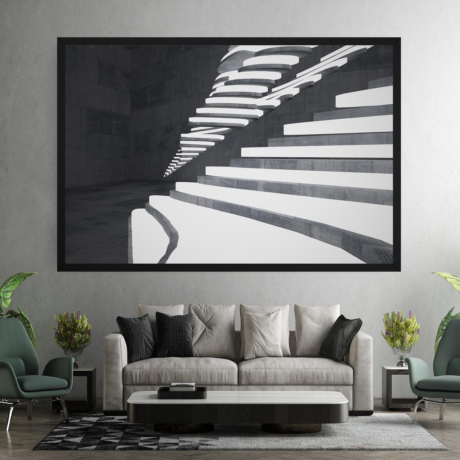 Tablou Canvas Concrete Architecture mockup 7