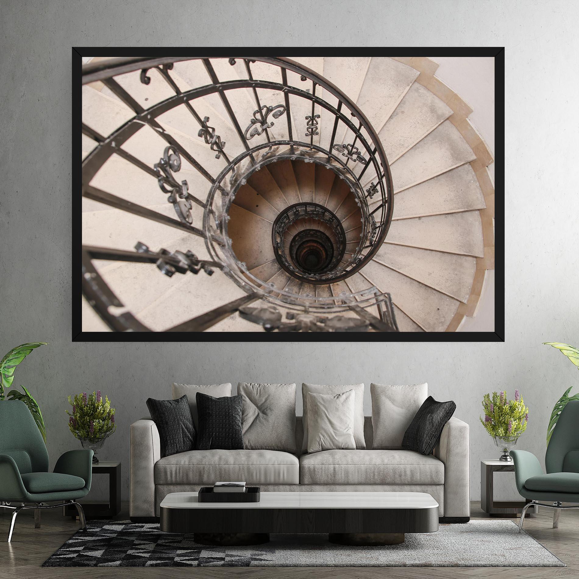 Tablou Canvas Old House Stairs mockup 7