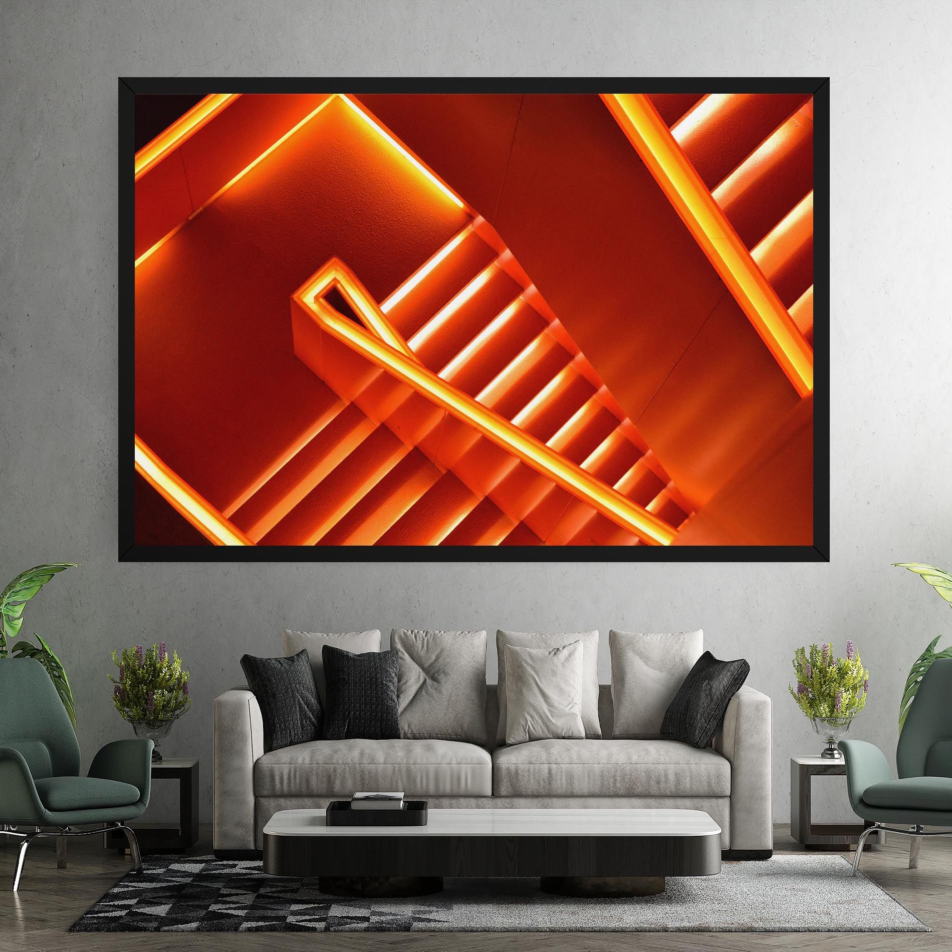 Orange Stairs mockup 7