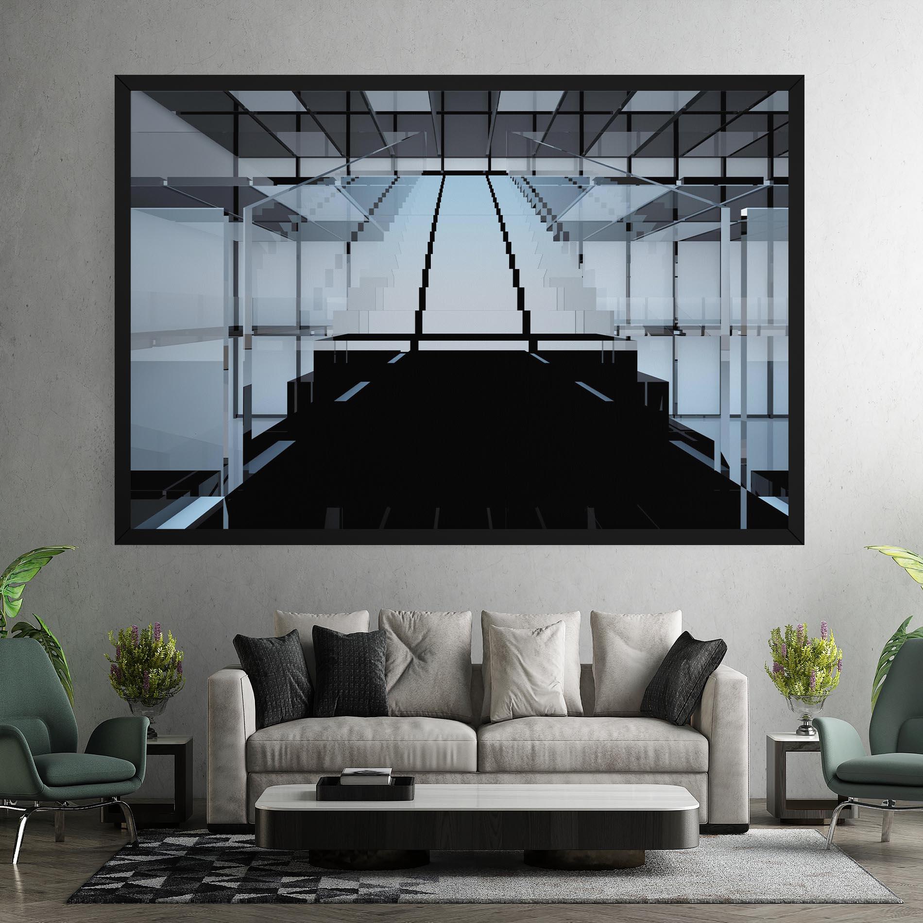 Tablou Canvas Space With Window mockup 7