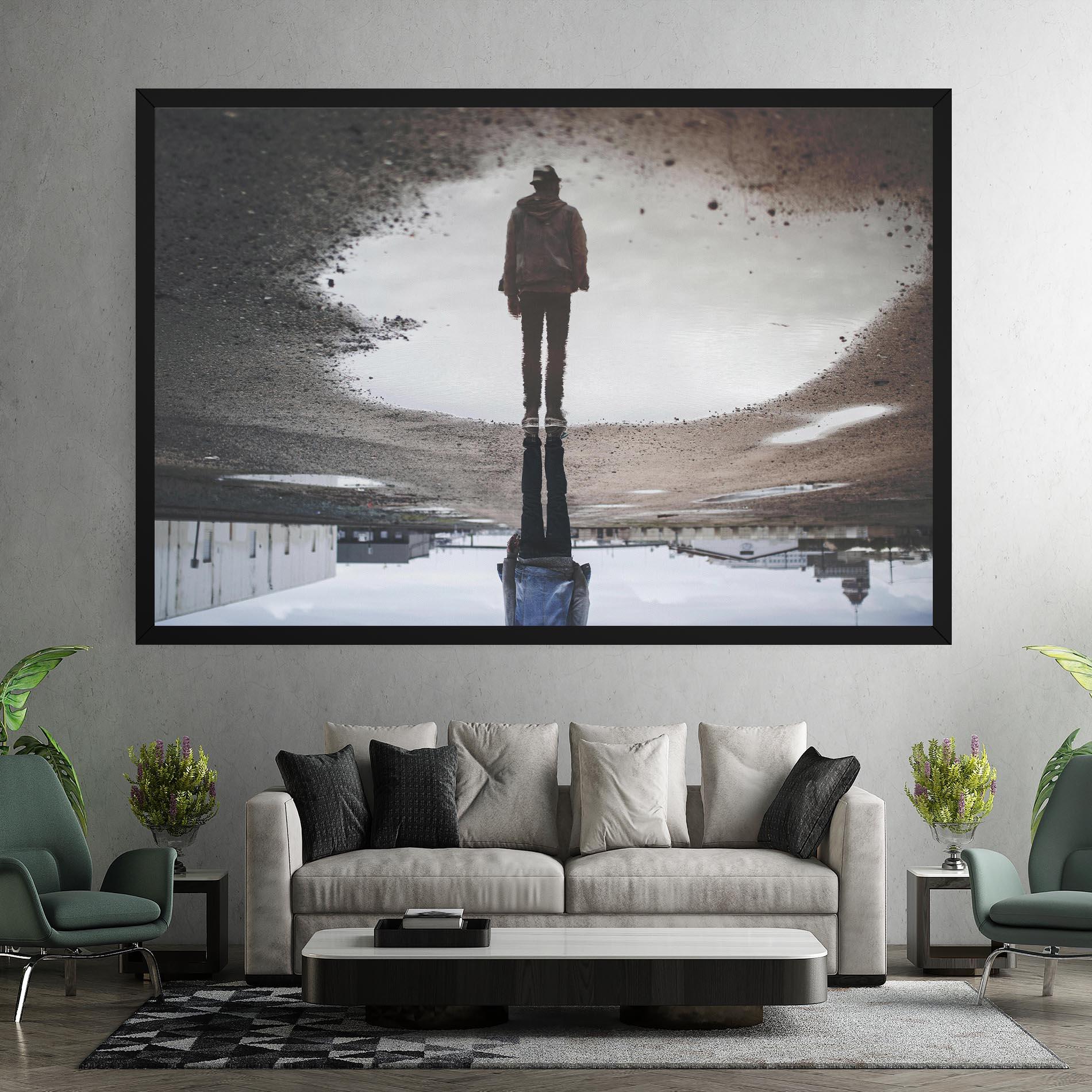 Tablou Canvas Water Refraction mockup 7