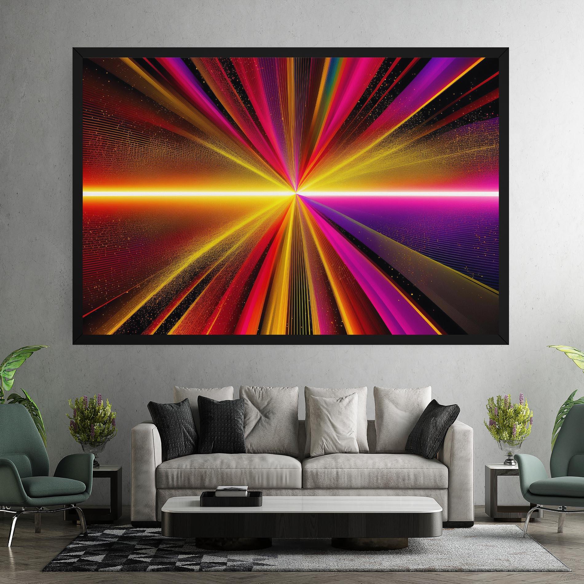 Tablou Canvas White Light Mix mockup 7