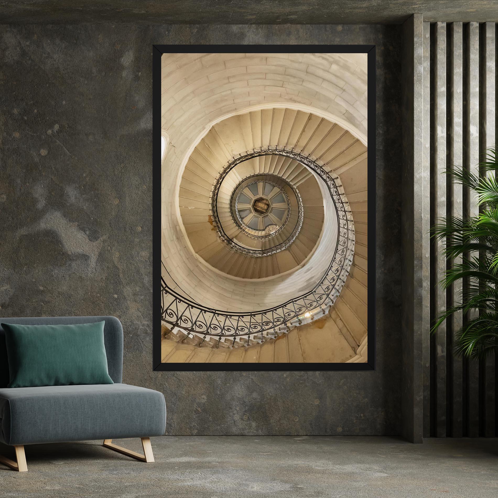 Tablou Canvas Cream Down Stairs mockup 7