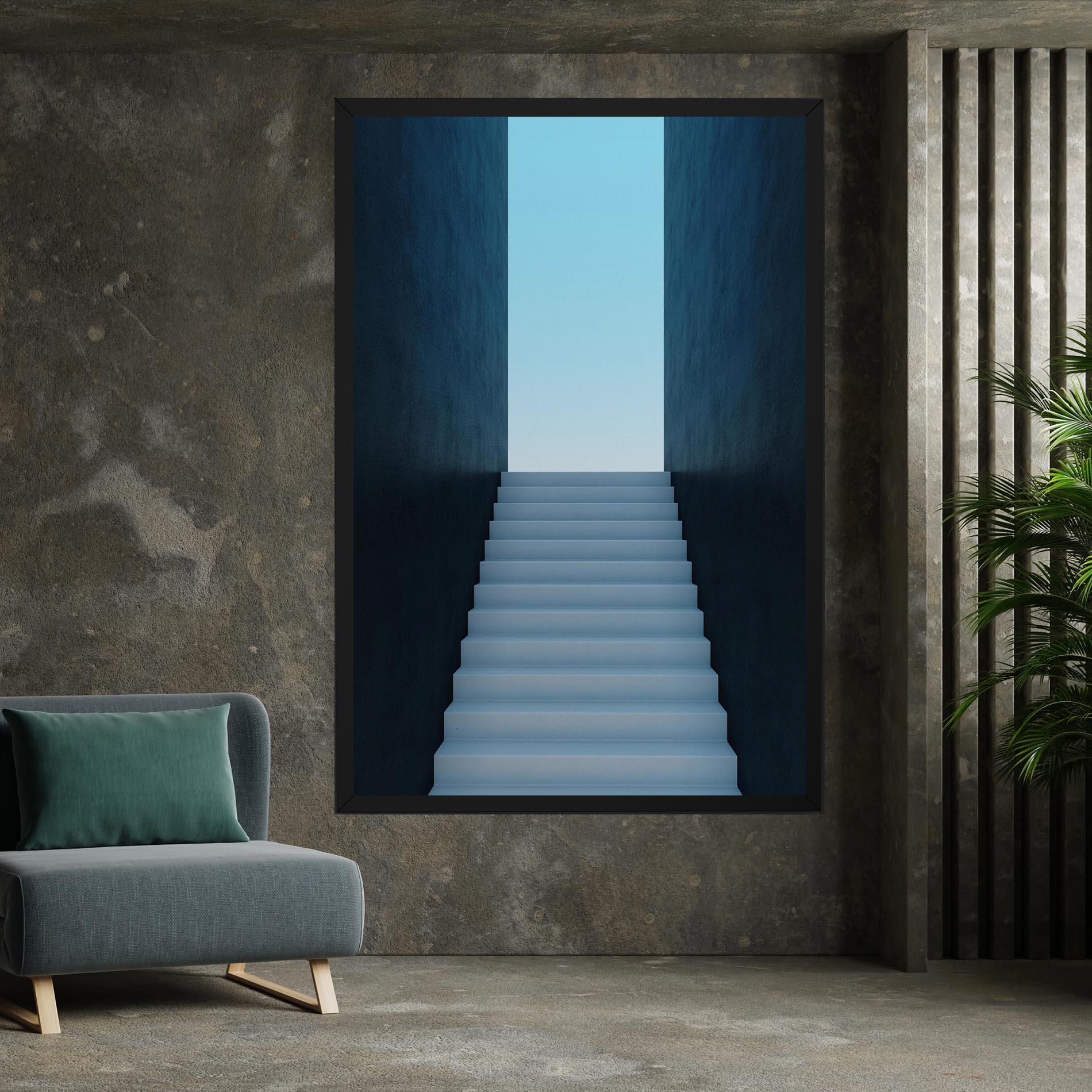 Tablou Canvas Forward Stairs mockup 7