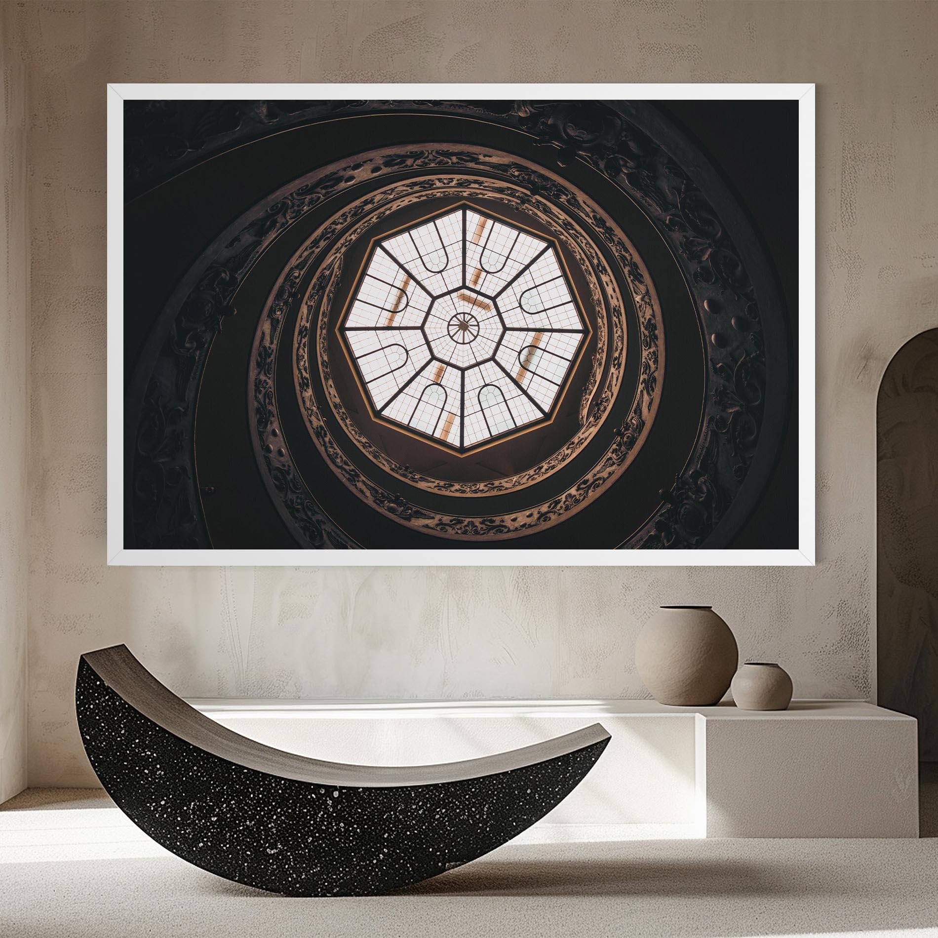 Tablou Canvas Museum Ceiling Daytime mockup 8